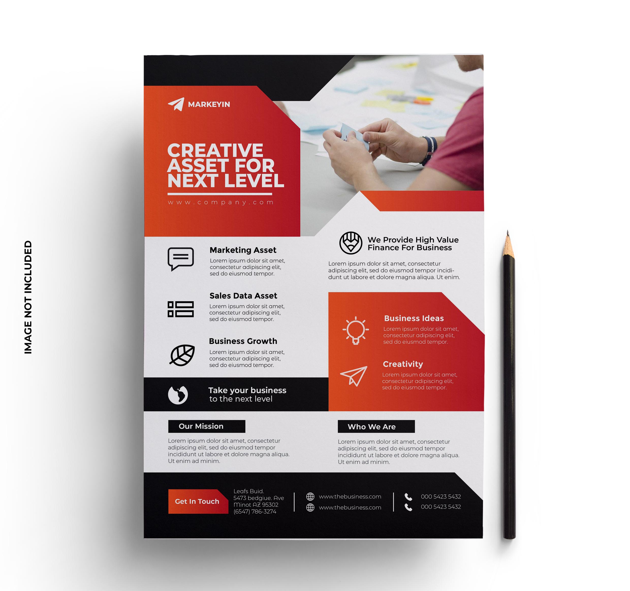 Red And Black Business Flyer Layout Design Download Free Vectors Clipart Graphics Vector Art