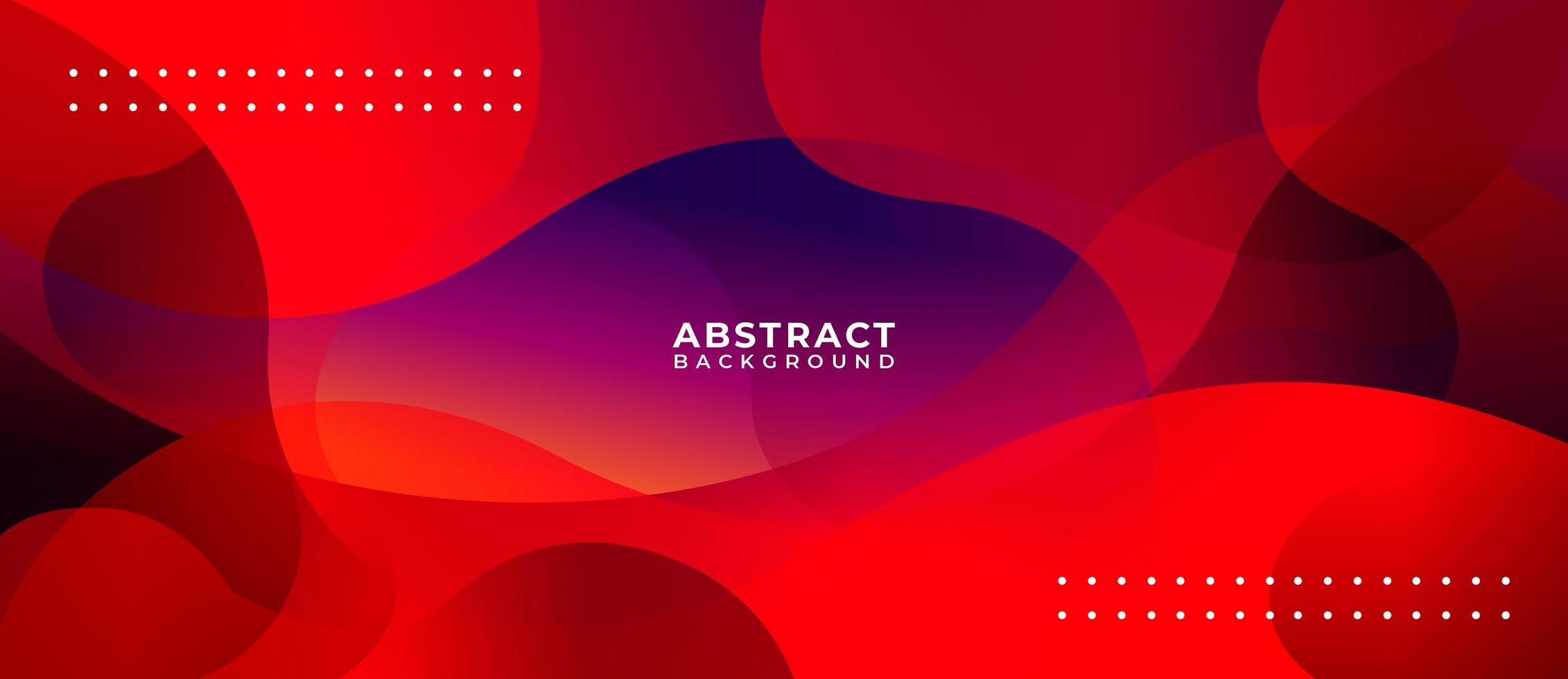 Red Geometric Wave Multicolor Abstract Background vector