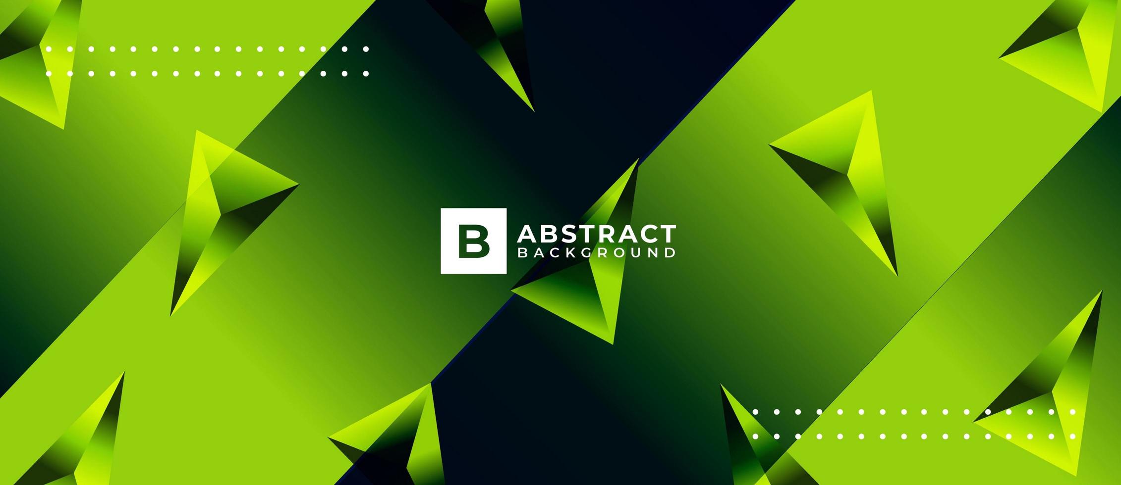 Geometric Polygon Abstract Green Abstract Background vector