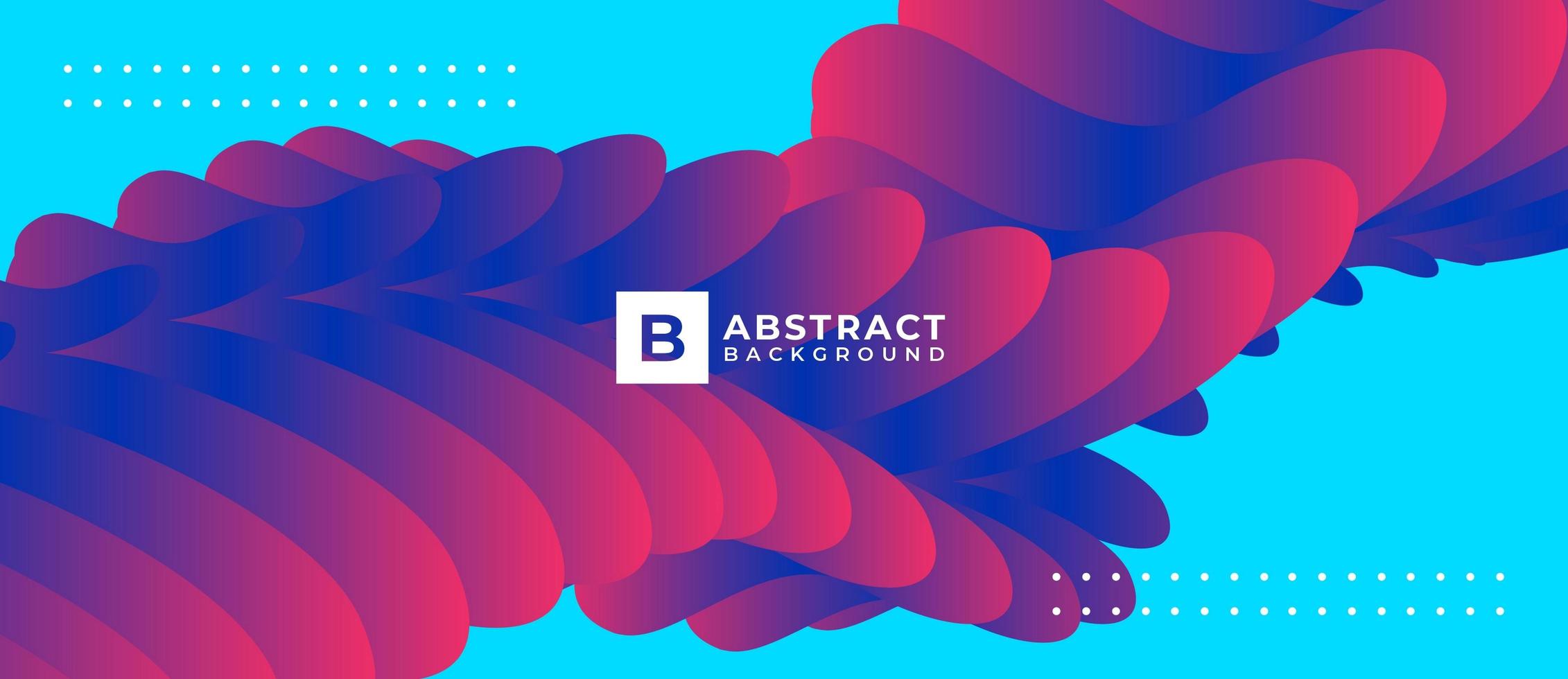 Multicolor Abstract Blue Fluid Background vector
