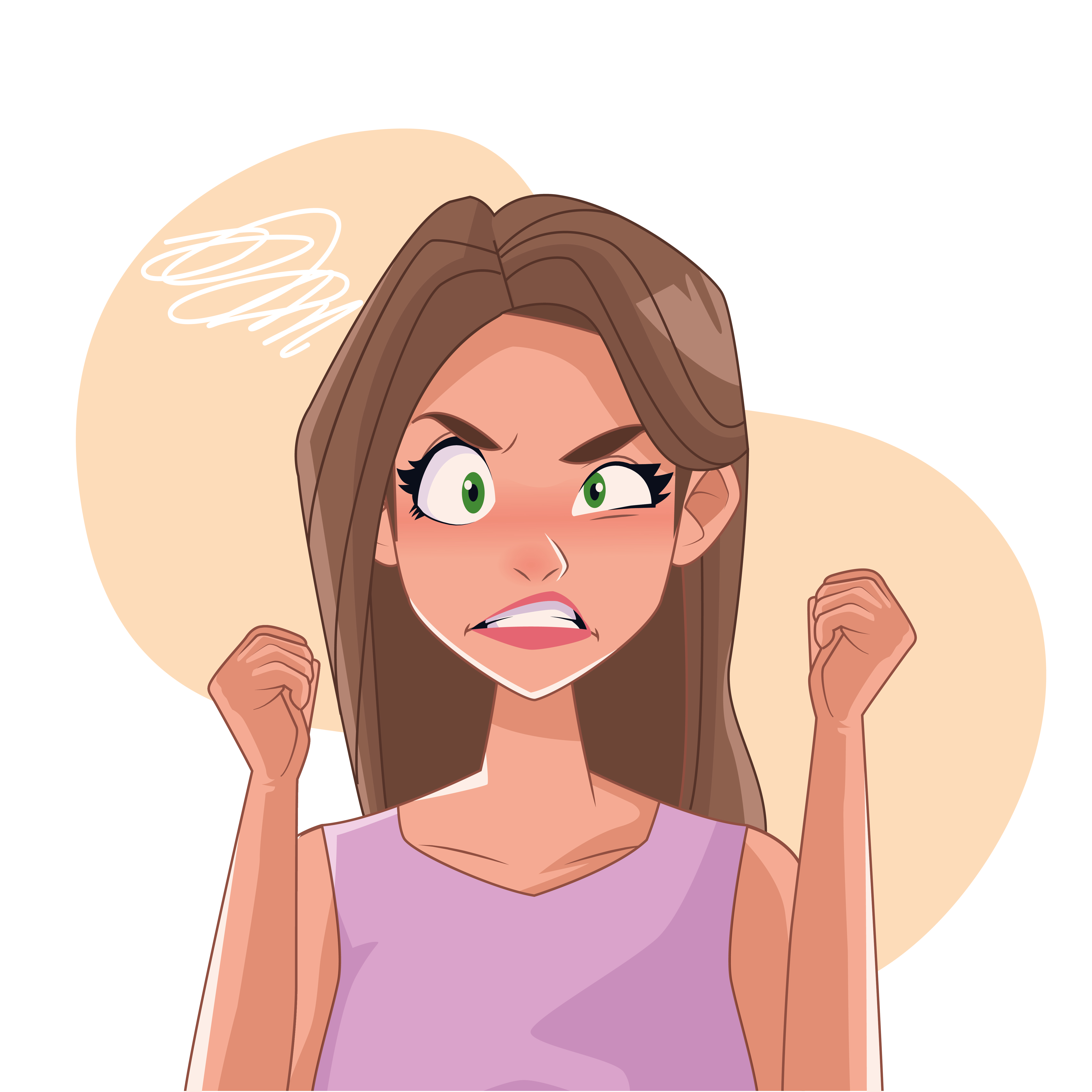 Angry Woman Vector Art, Icons, and Graphics for Free Download