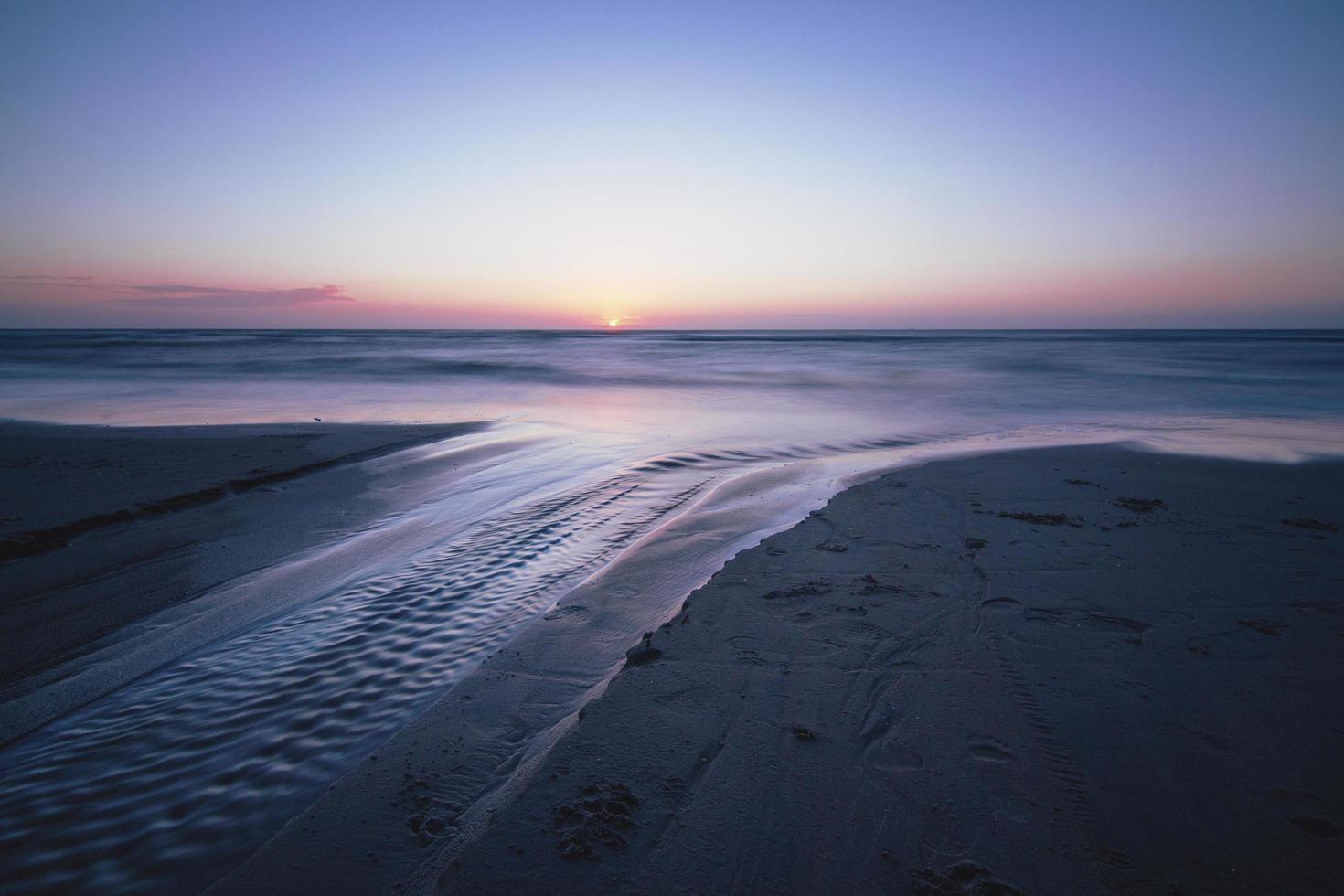 Beautiful calm beach photo