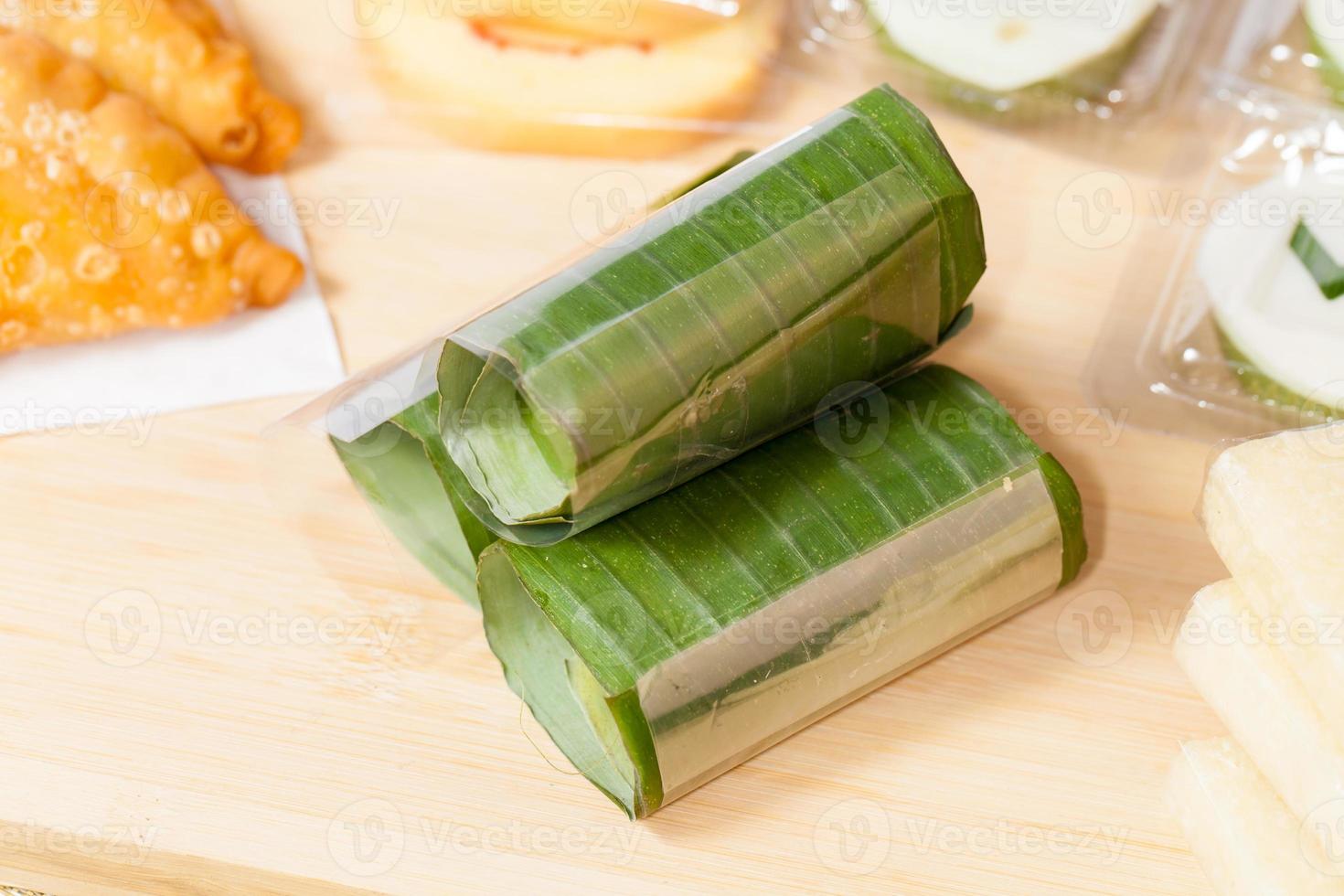 Indonesian Food Lemper Ayam Jajanan Traditional 1426328 Stock Photo at