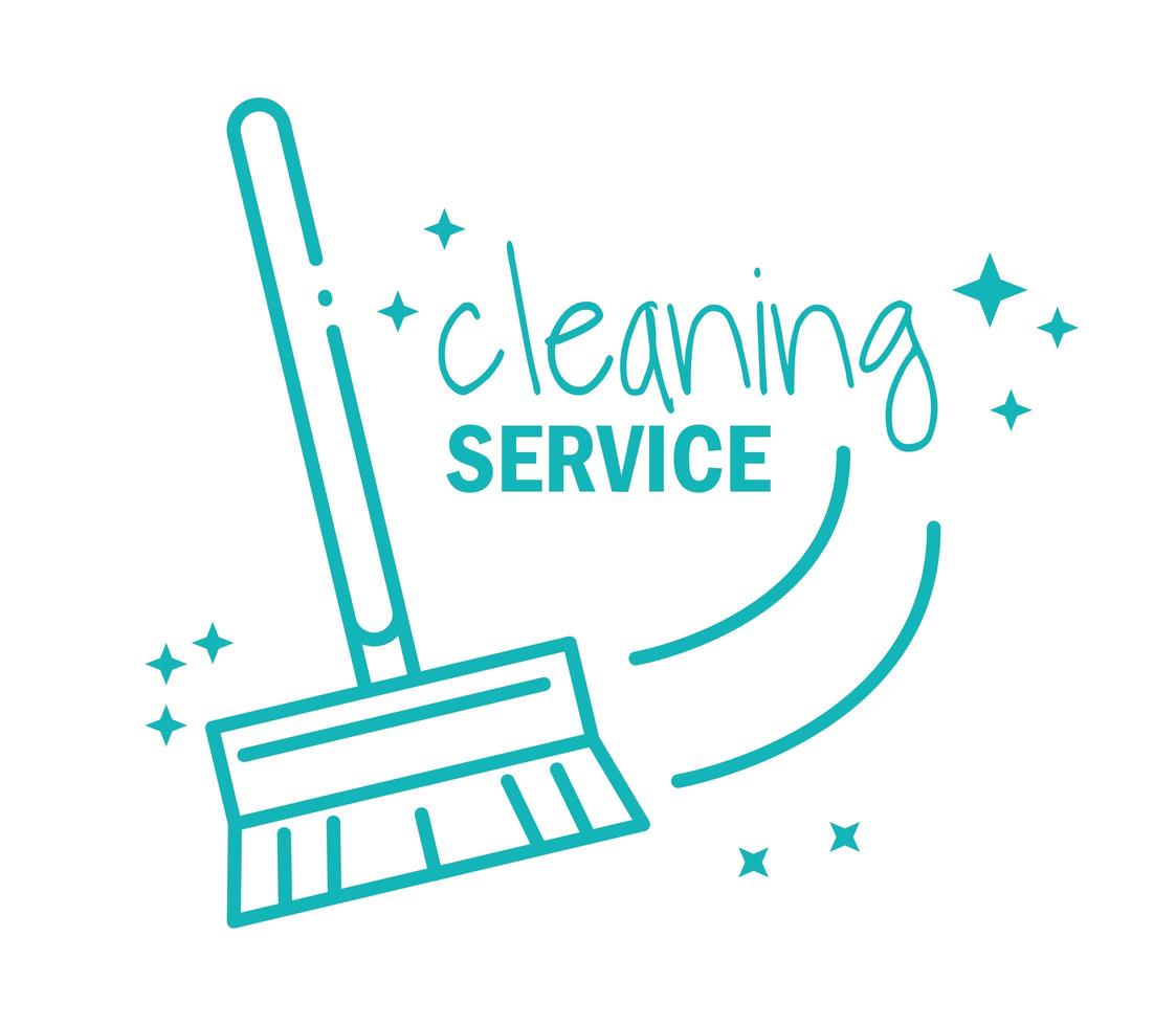 Cleaning service pictogram icon vector
