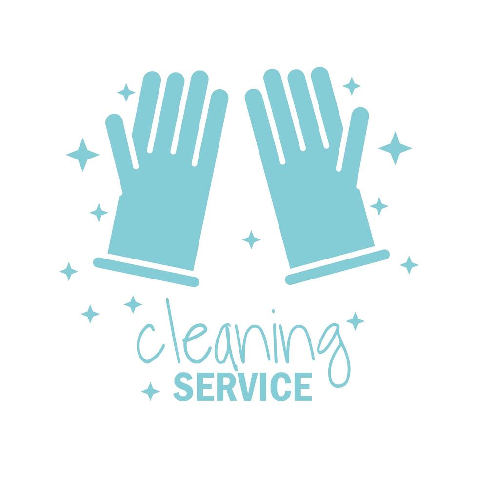 Cleaning service pictogram icon vector