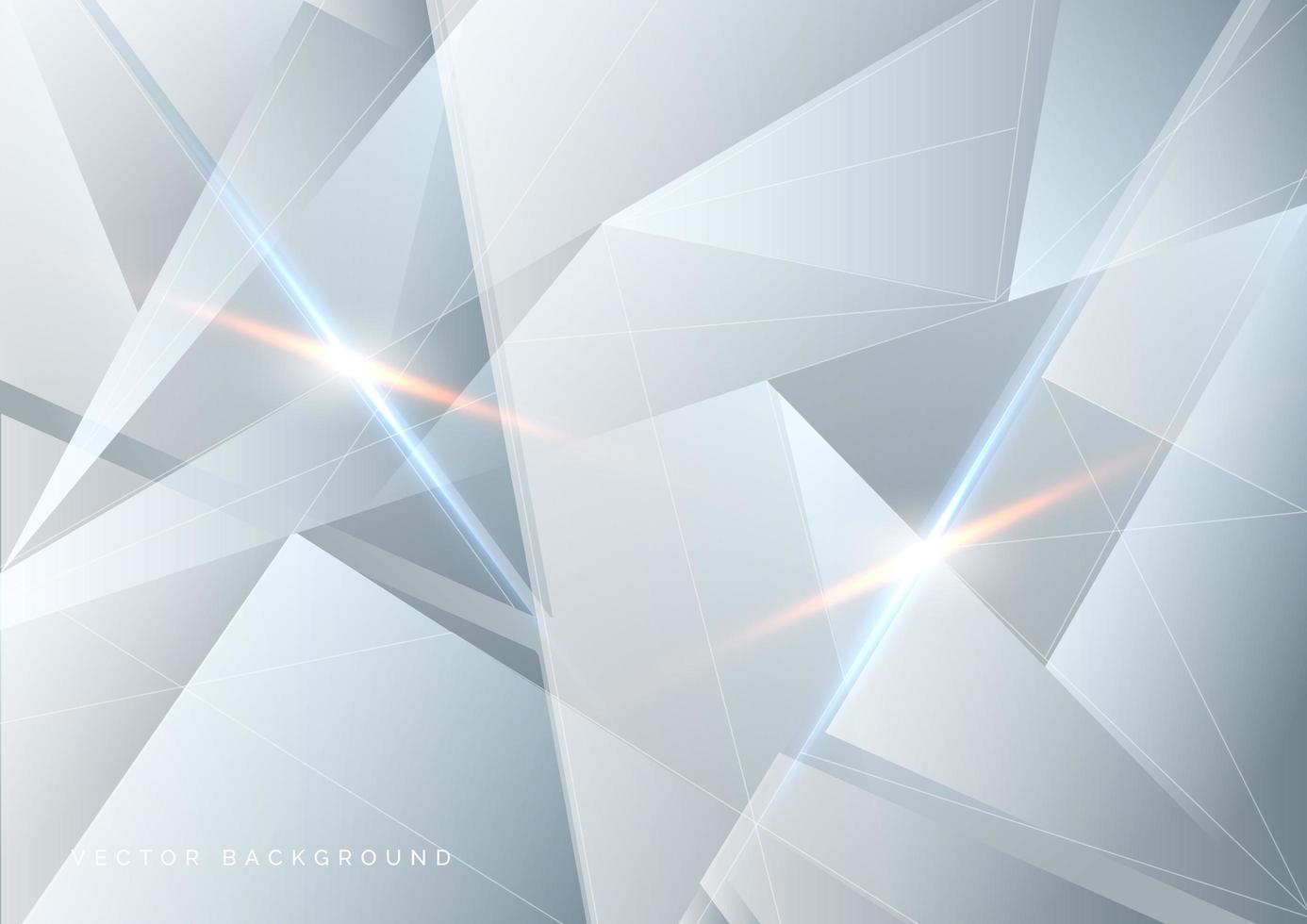 Abstract white and grey technology background vector