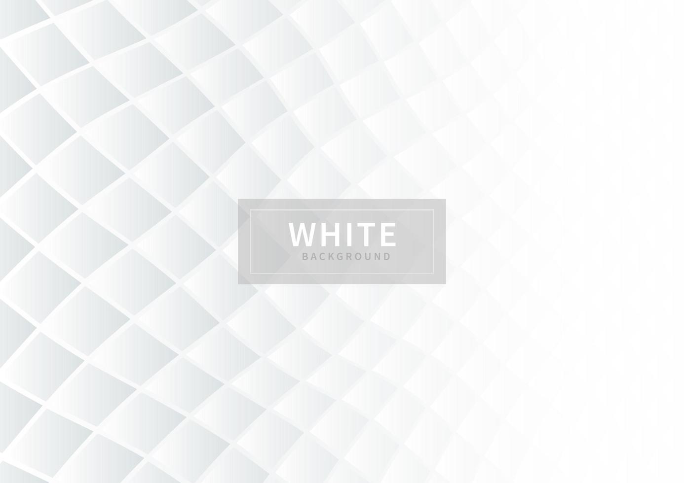 Abstract white gradient squares vector