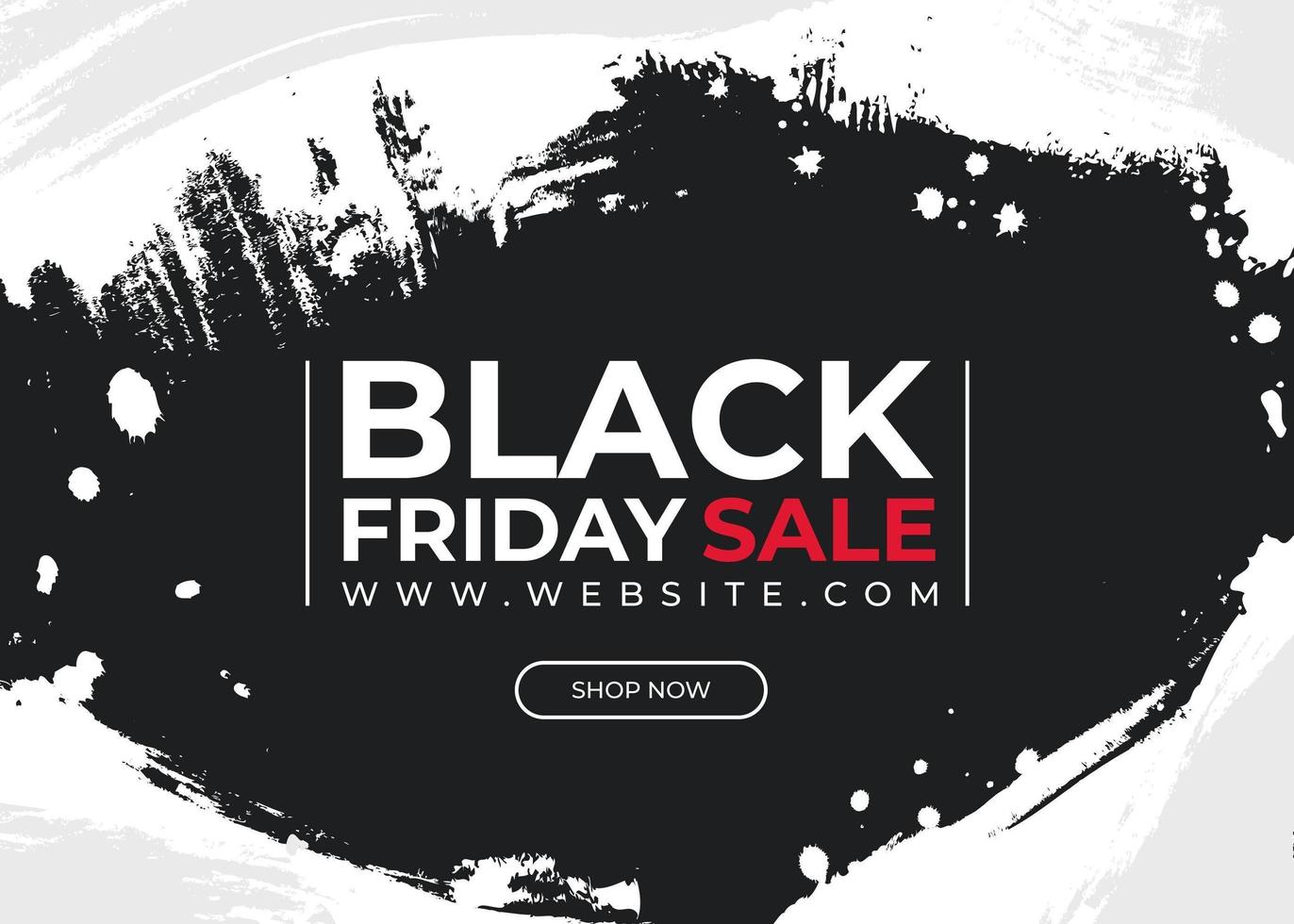 Banner for Black Friday vector