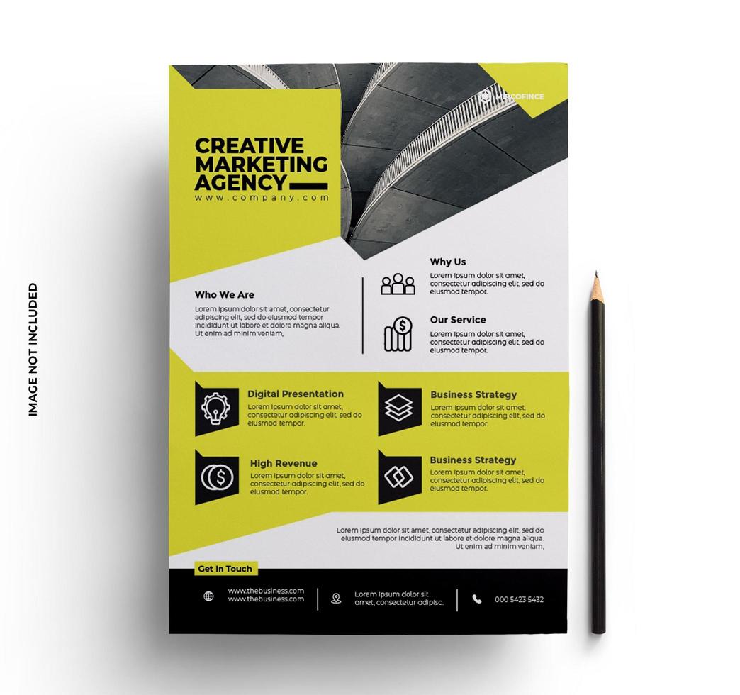 Modern Flyer Print Ready Template vector