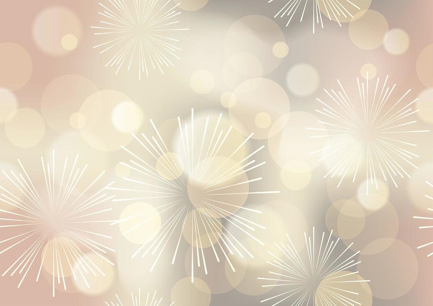 Gold abstract bokeh background vector