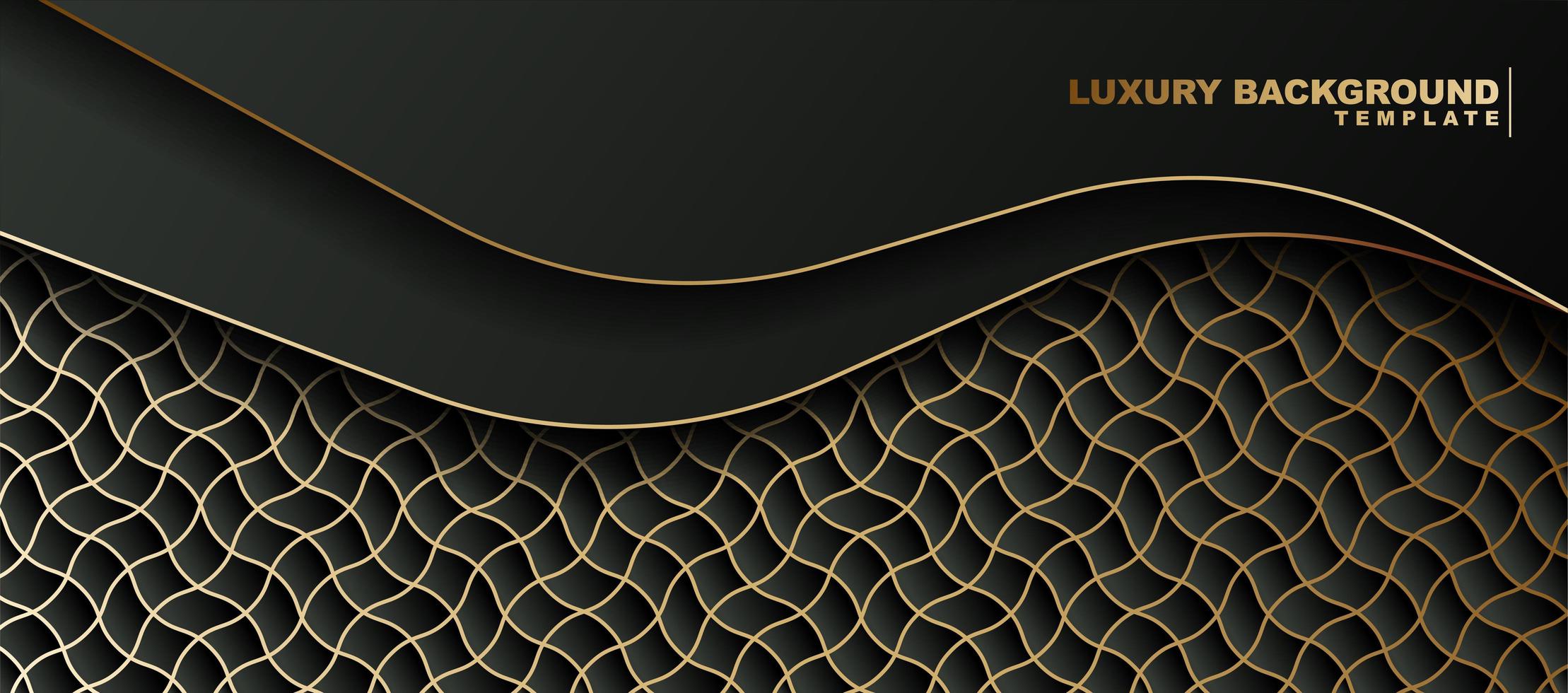 Luxury abstract wave background vector