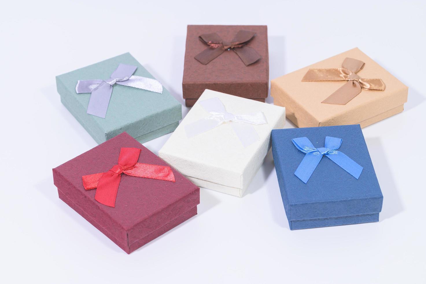 Gift boxes on white background 1428209 Stock Photo at Vecteezy