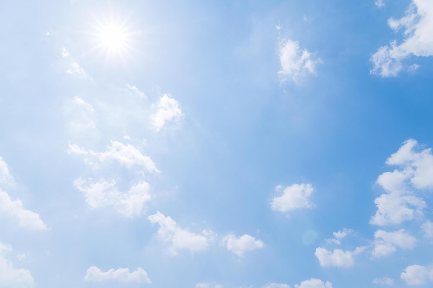 Clouds and blue sky photo