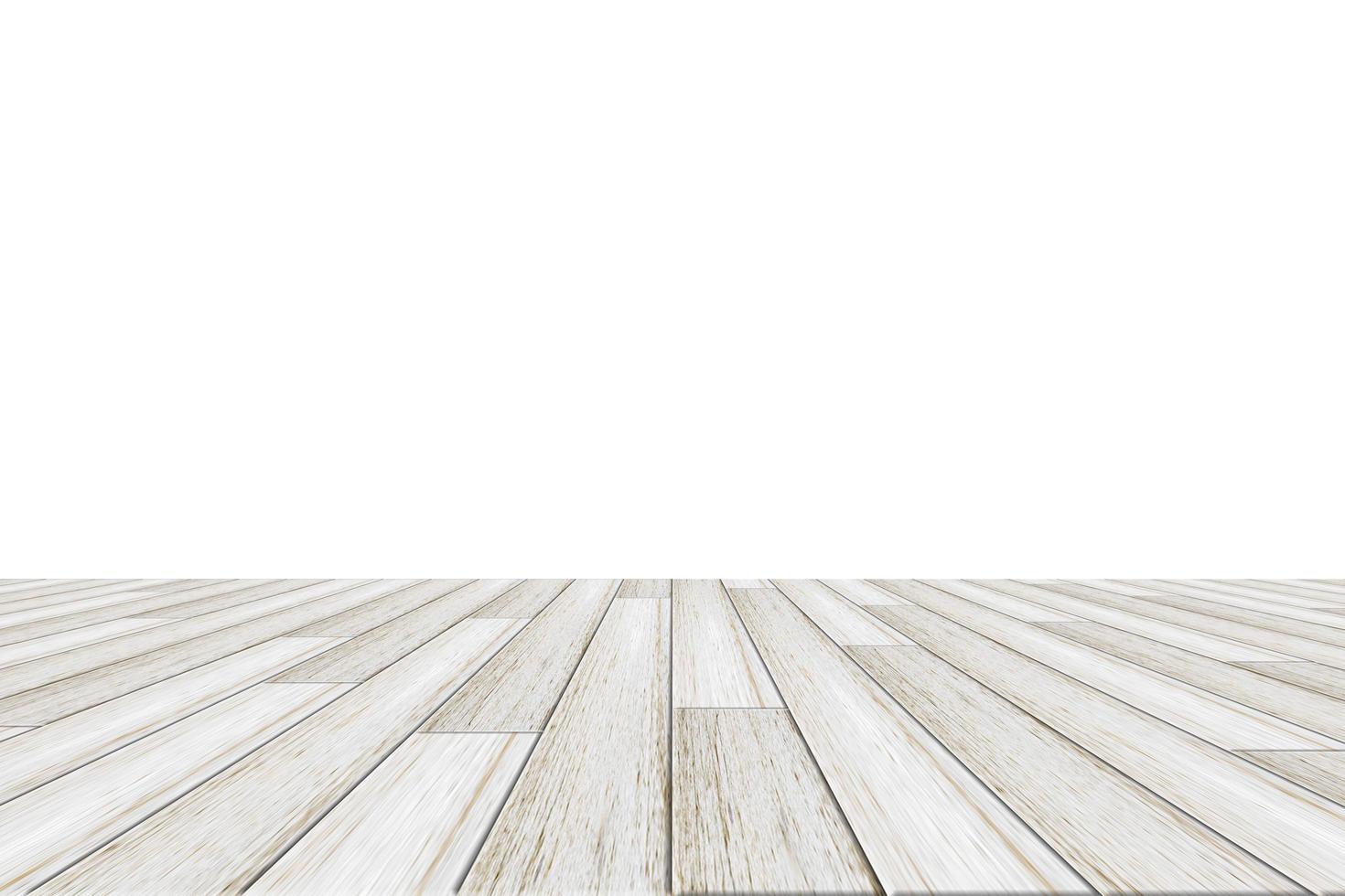 Wood floor on white background photo