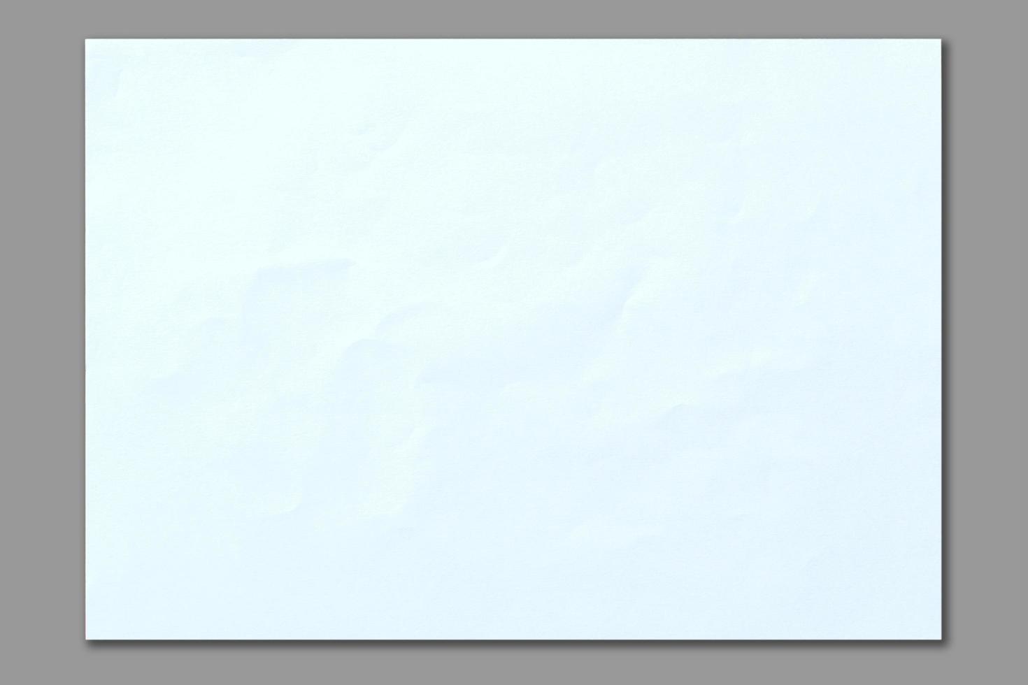 Isolated blank white paper photo