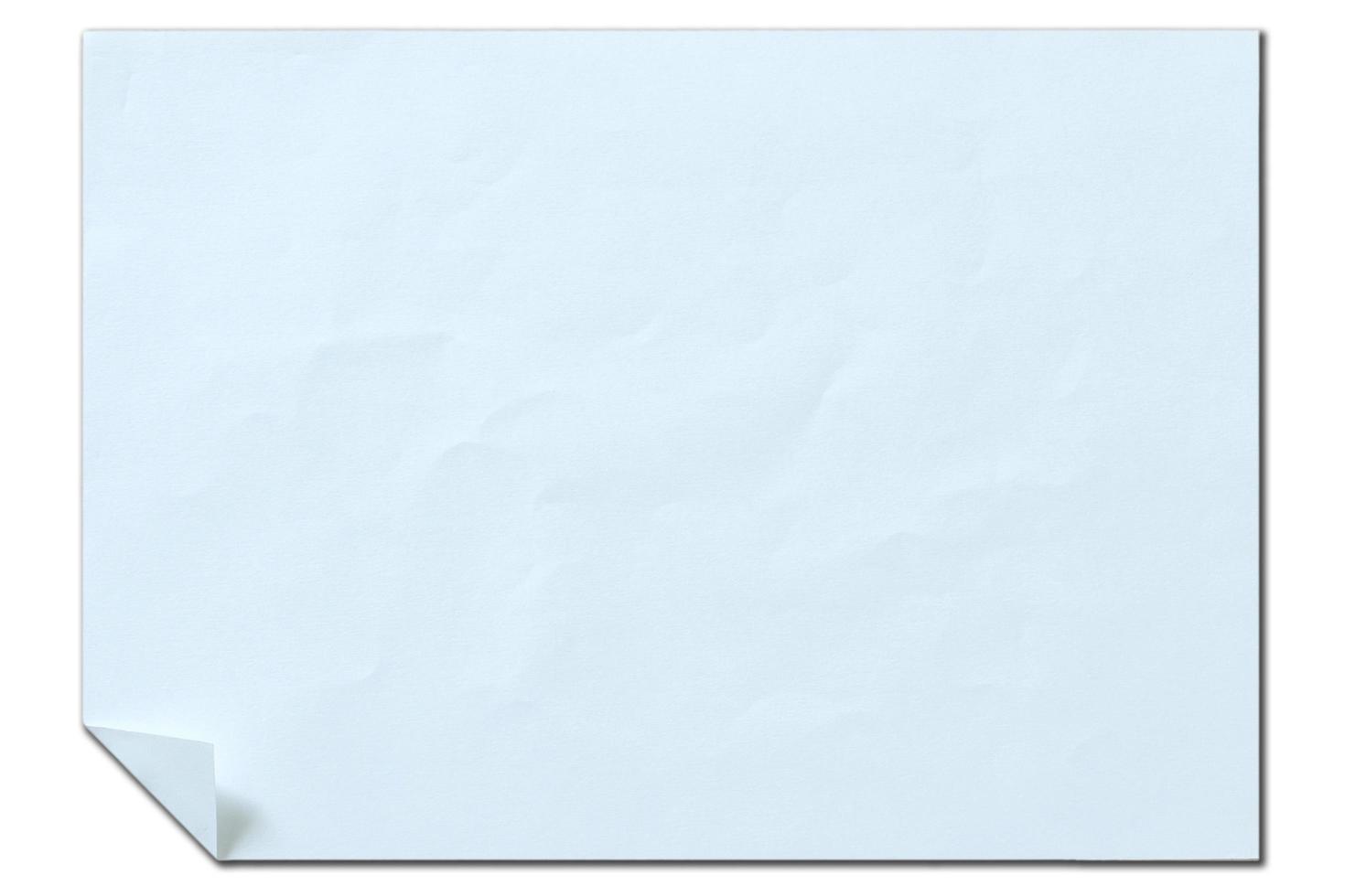 Isolated blank white paper photo