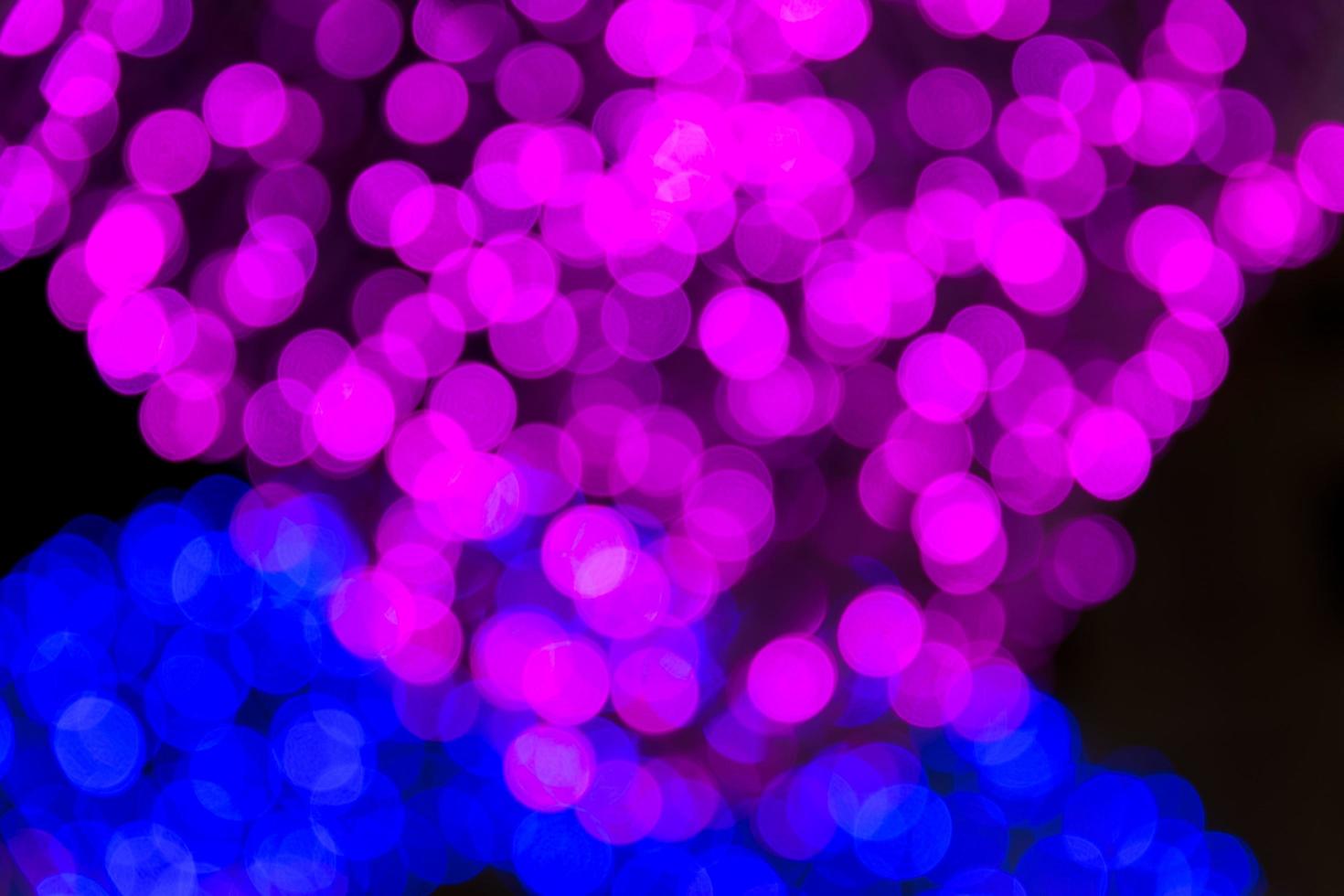 Illuminated defocused lights photo