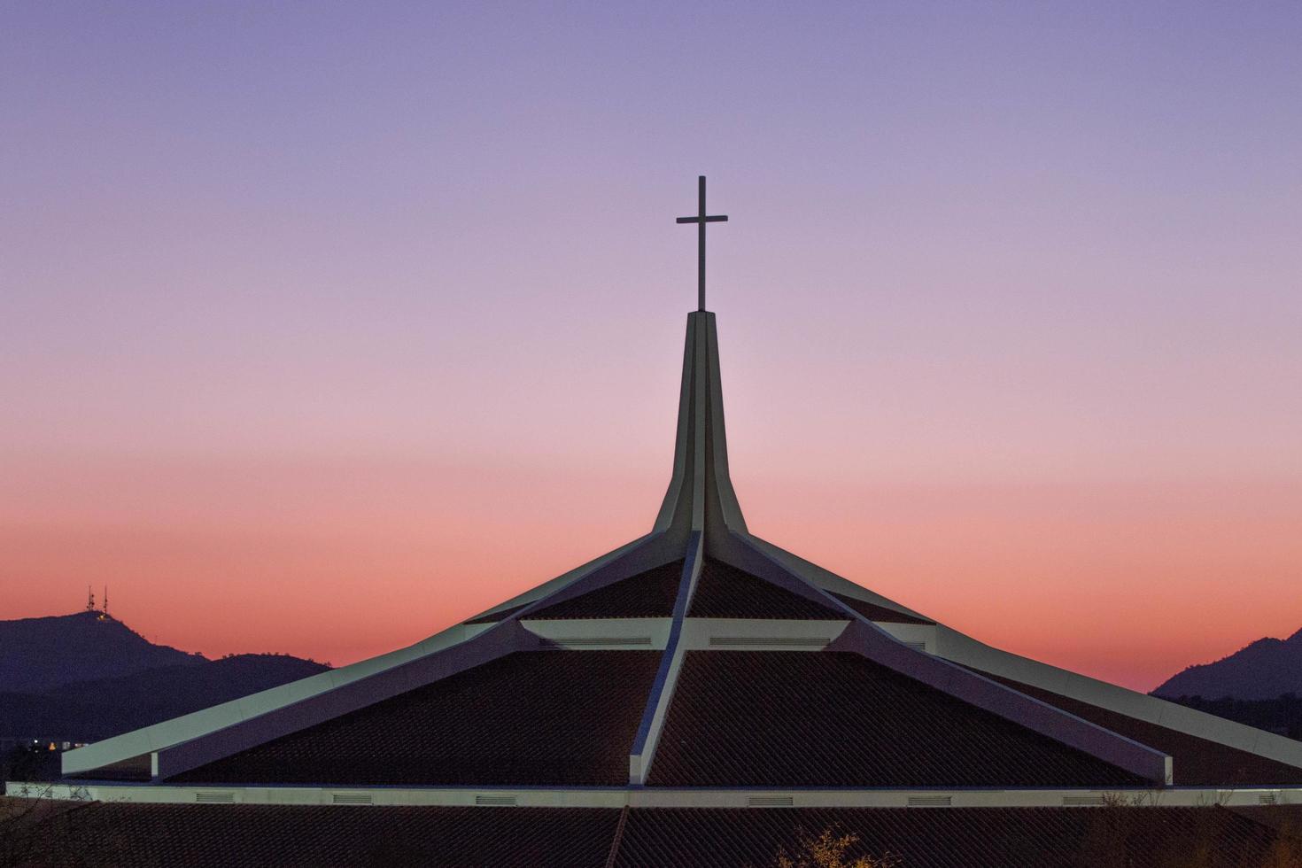 Phoenix, Arizona, 2020 - Dream City Church at sunset photo