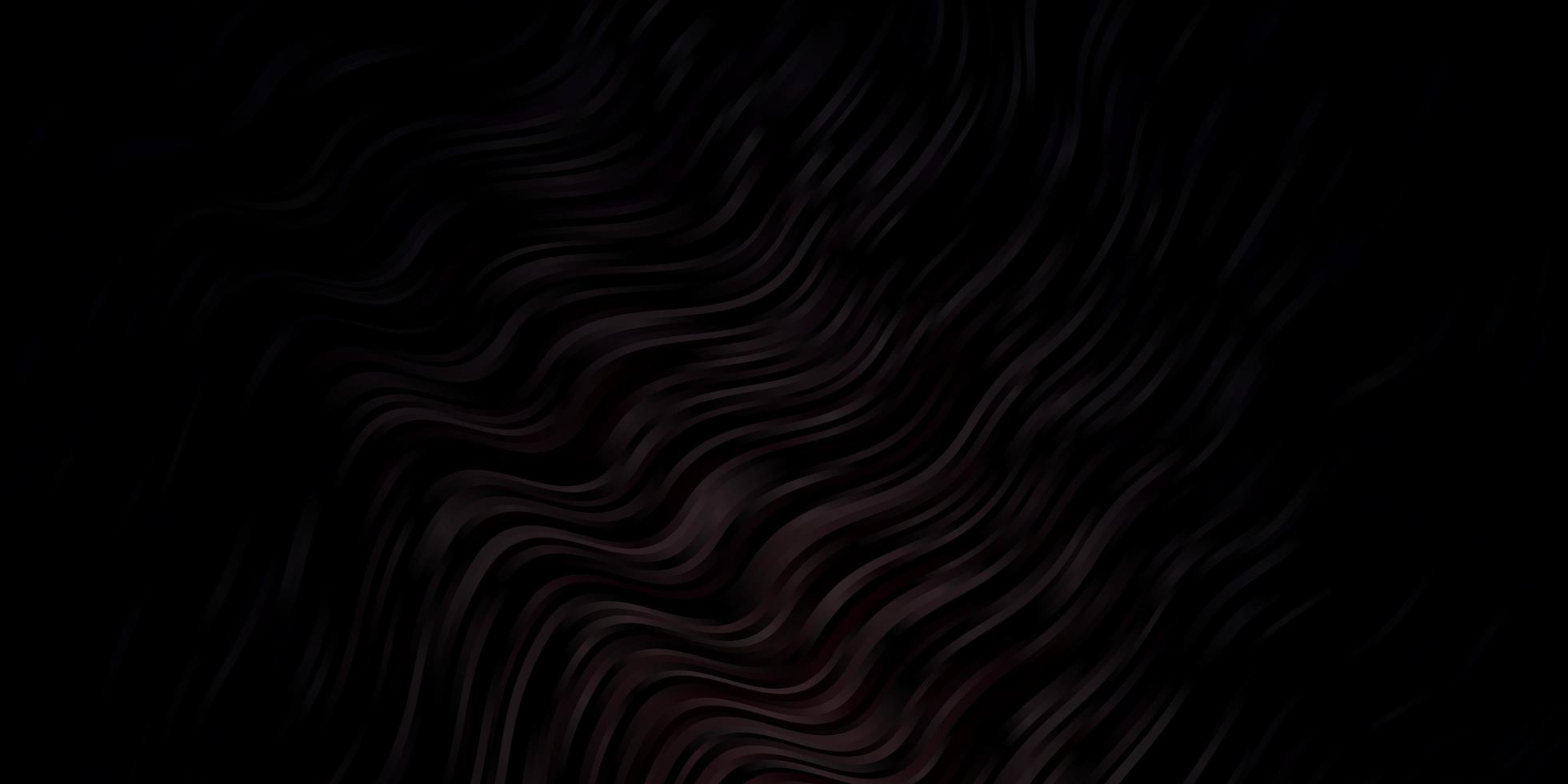 Dark Brown vector texture with curves.