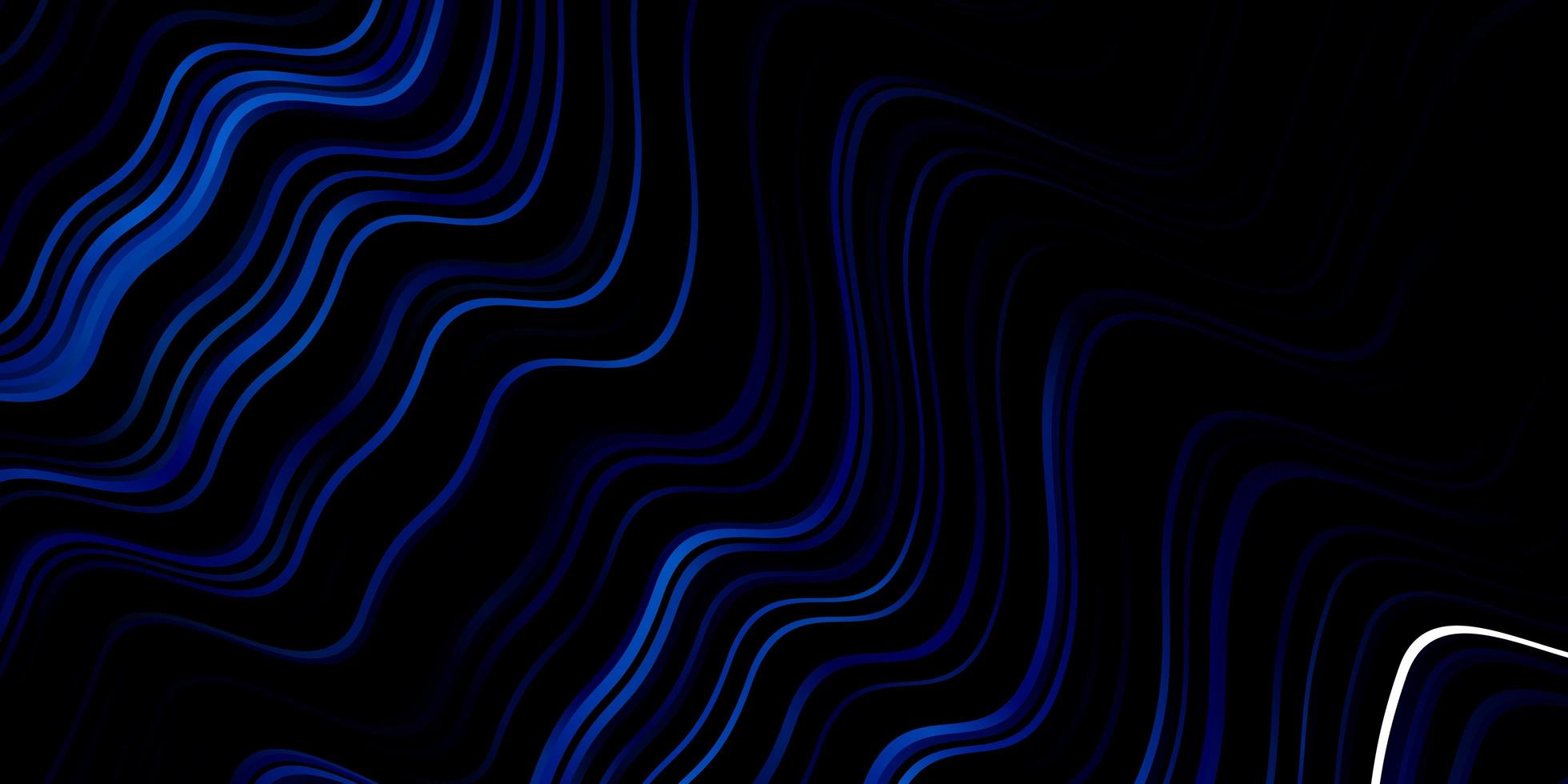 Dark blue texture with curves. vector