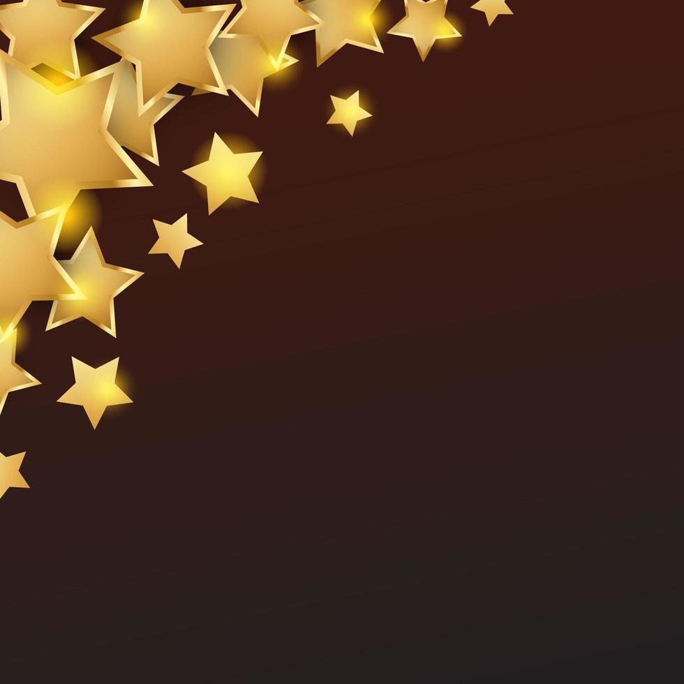 Gold Star Background vector