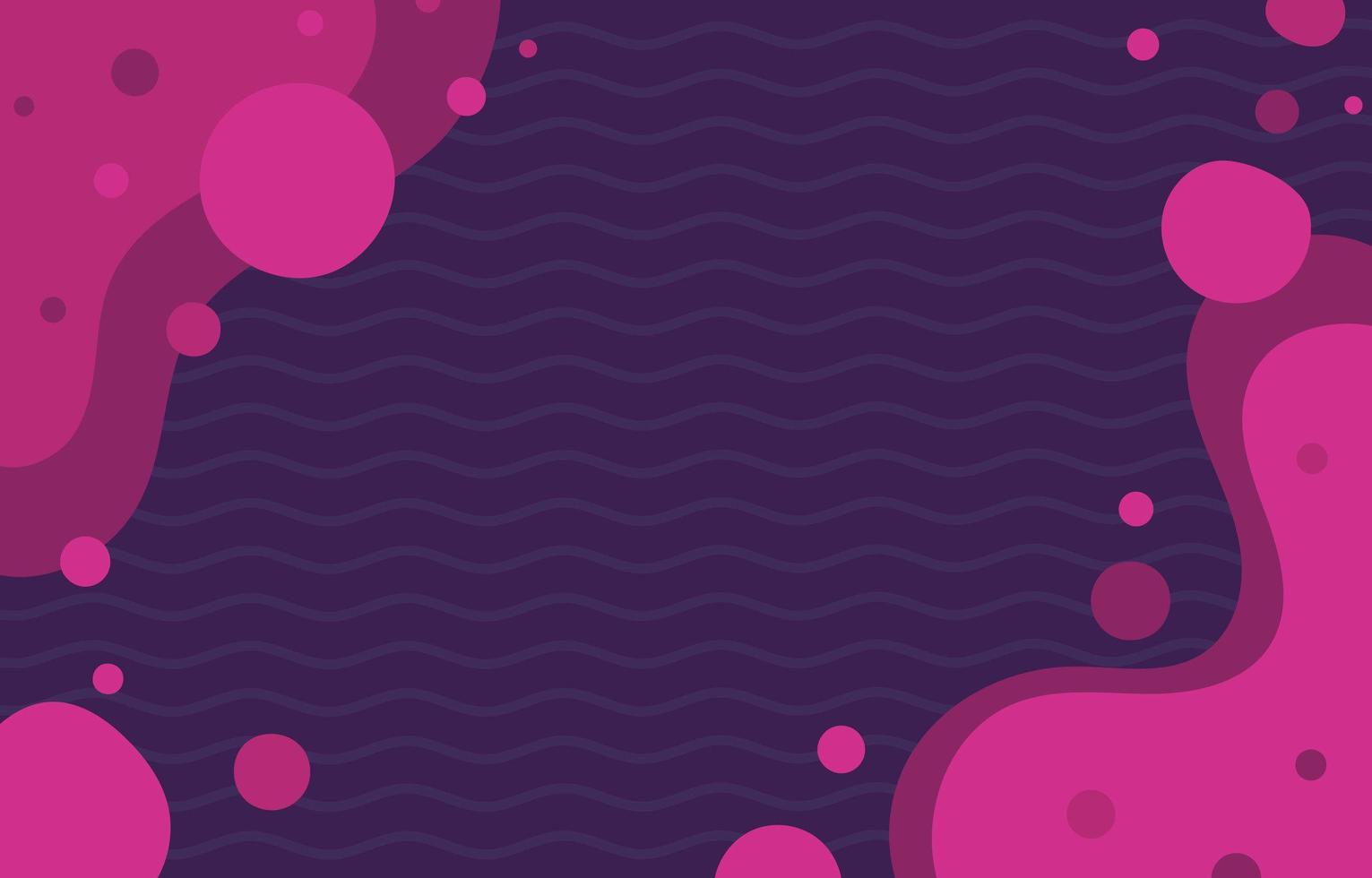 Fondo plano orgánico abstracto en morado magenta vector