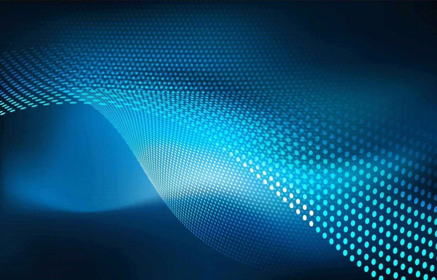 Modern Abstract Blue Halftone Background vector