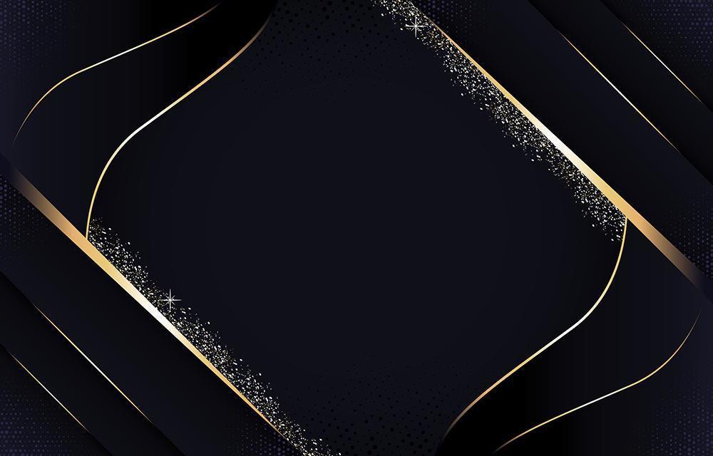 Luxury Black and Gold Background vector