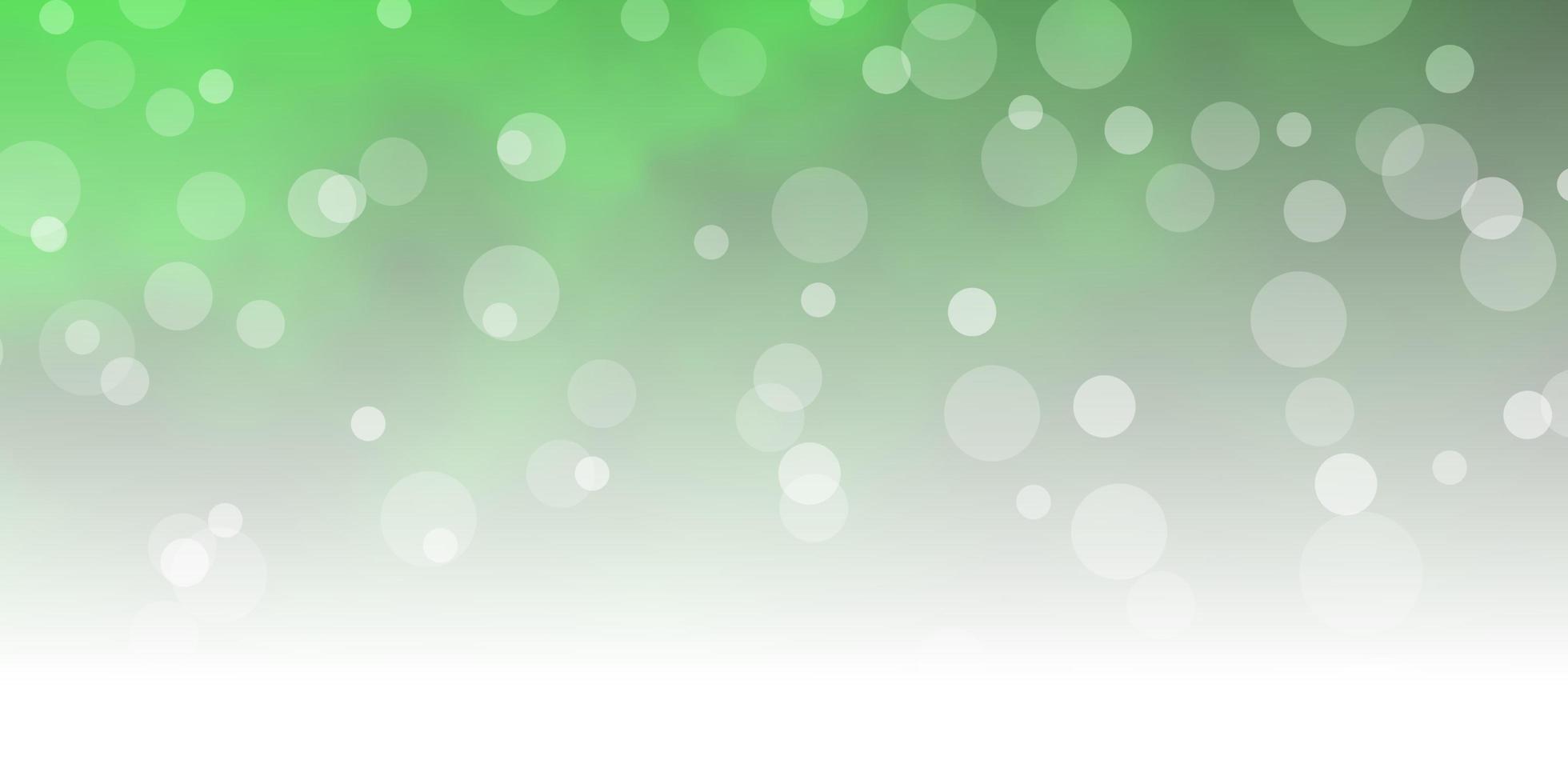 Light green texture with circles. vector