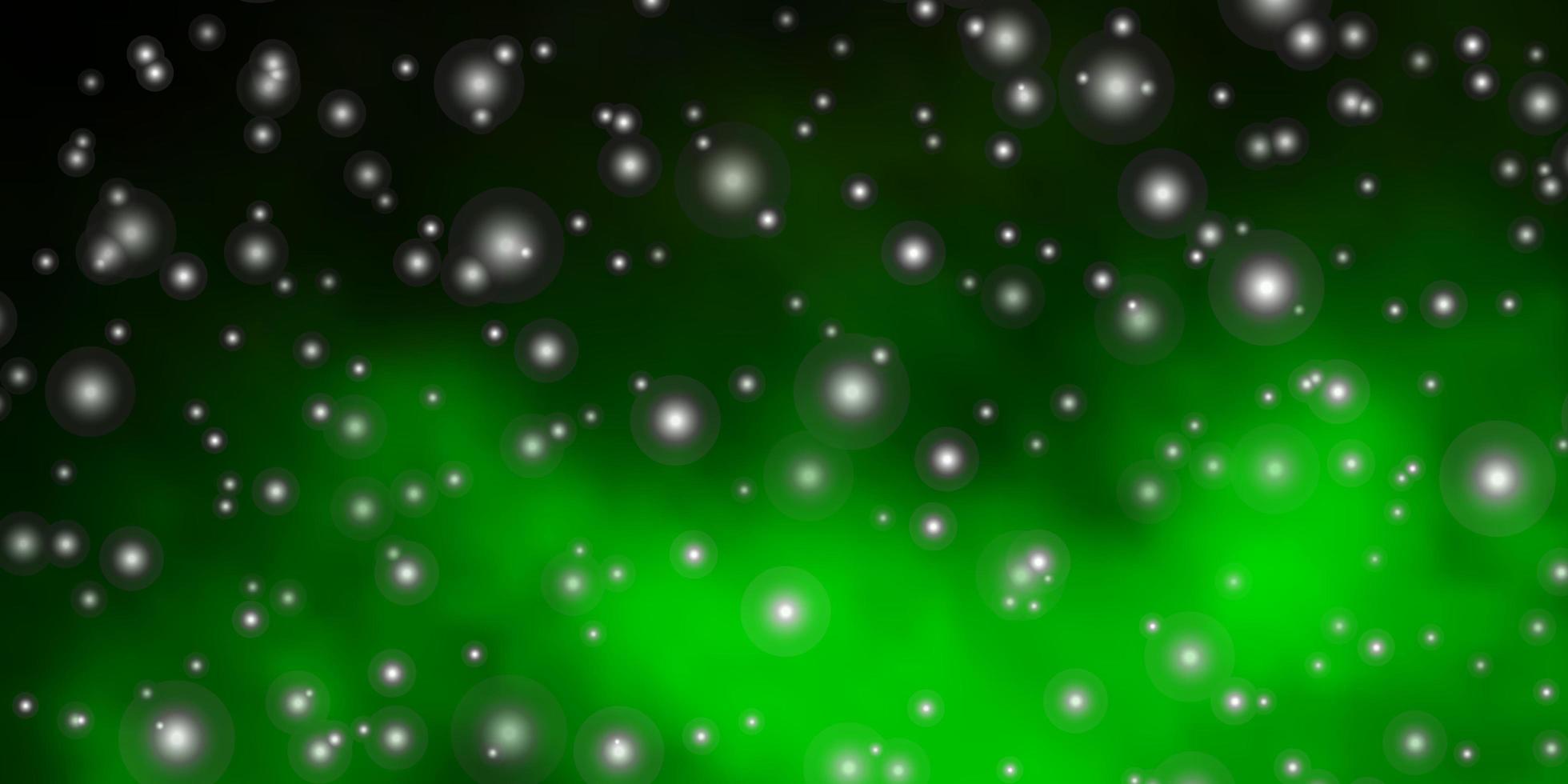 Dark green texture with beautiful stars. vector