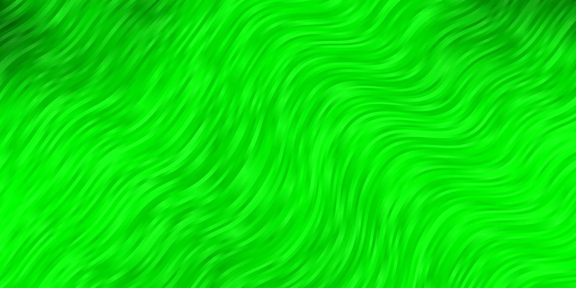 Green template with curves. vector