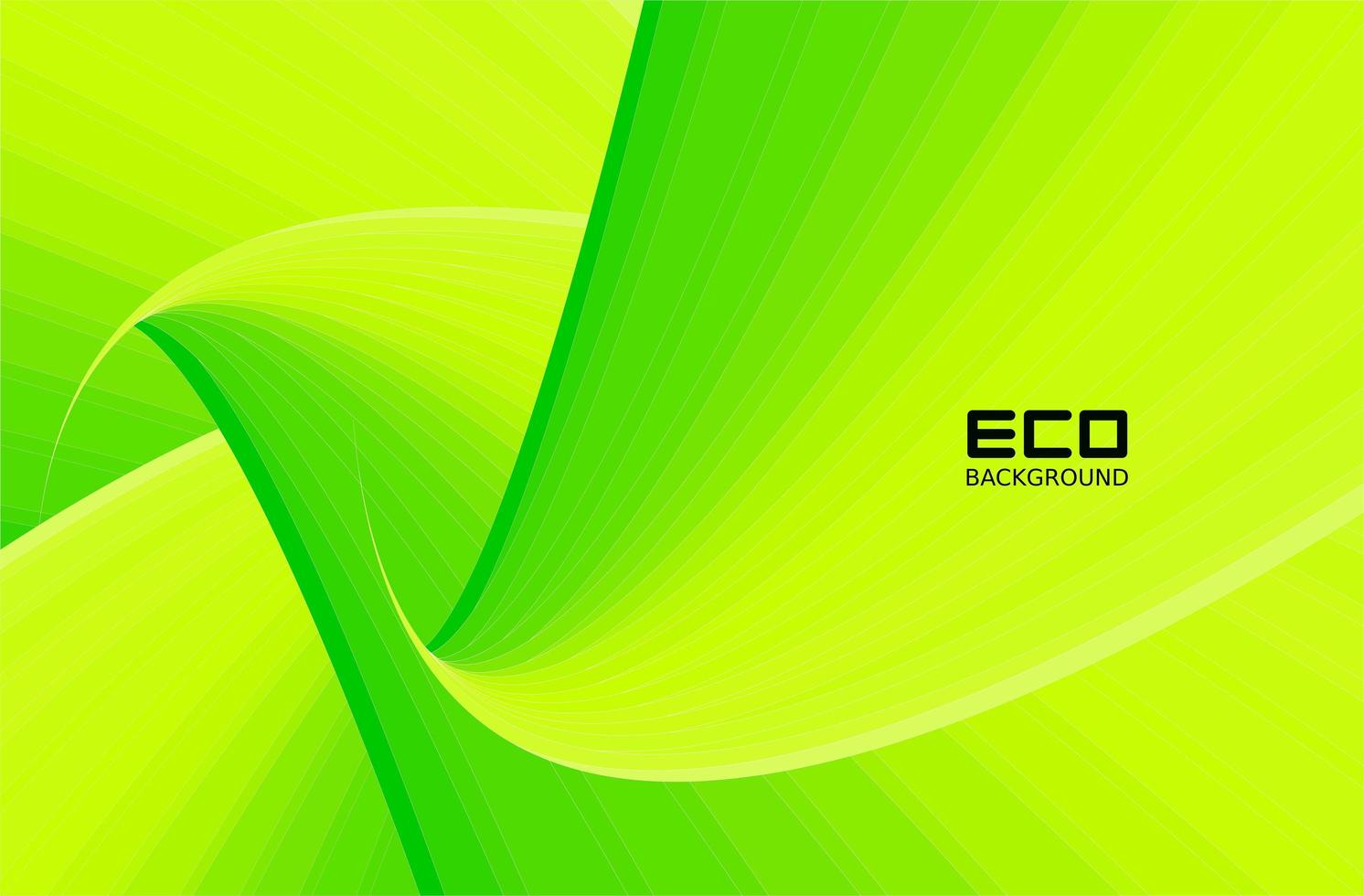 Green eco friendly backgrounds with leaf patterns vector