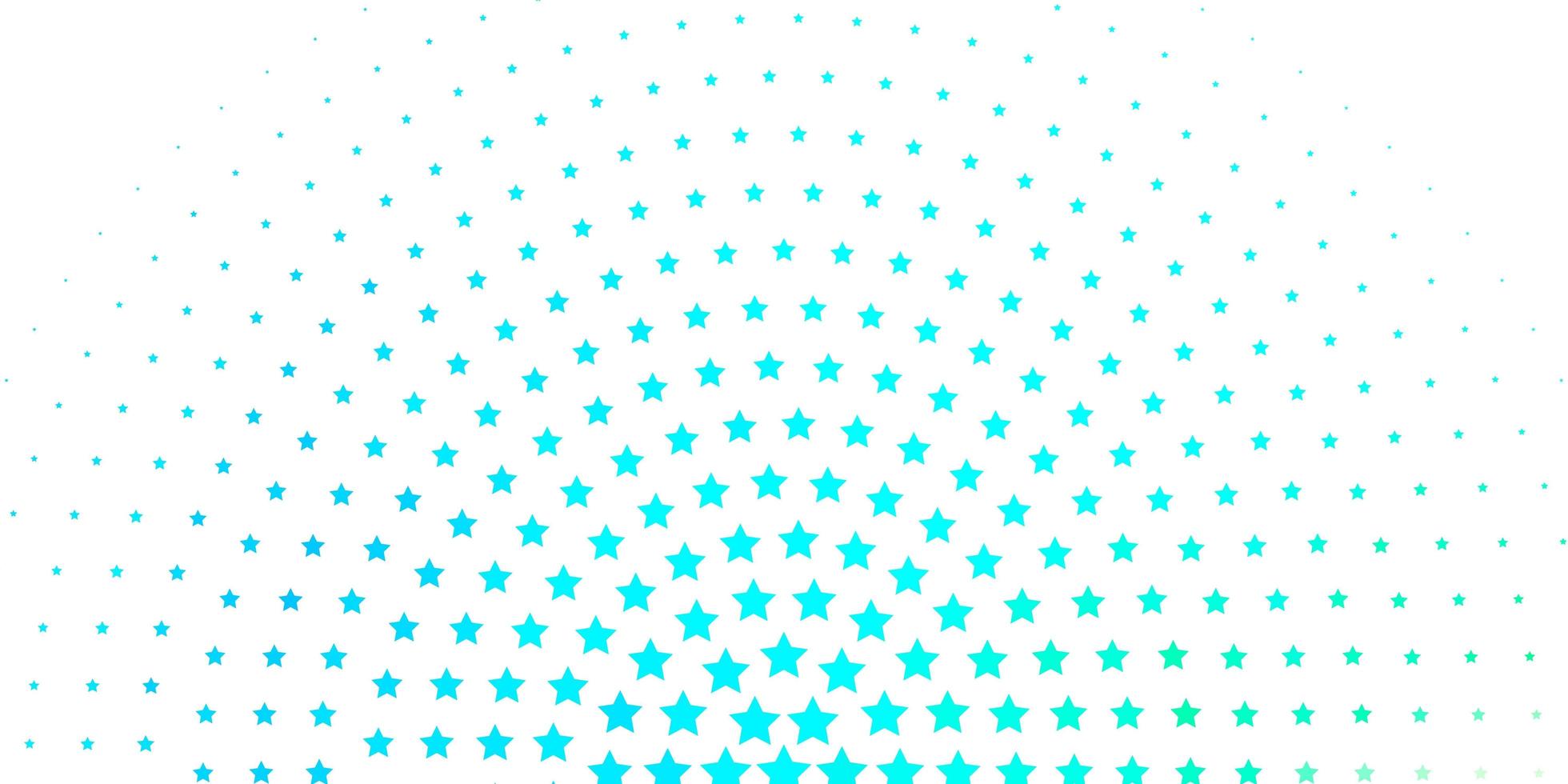 Gradient blue stars background. vector