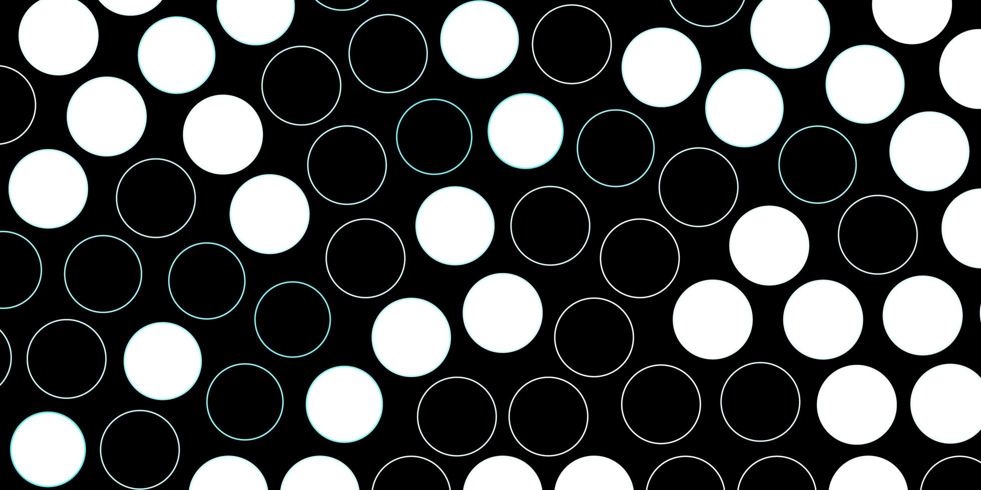 Blue outlined circles template. vector