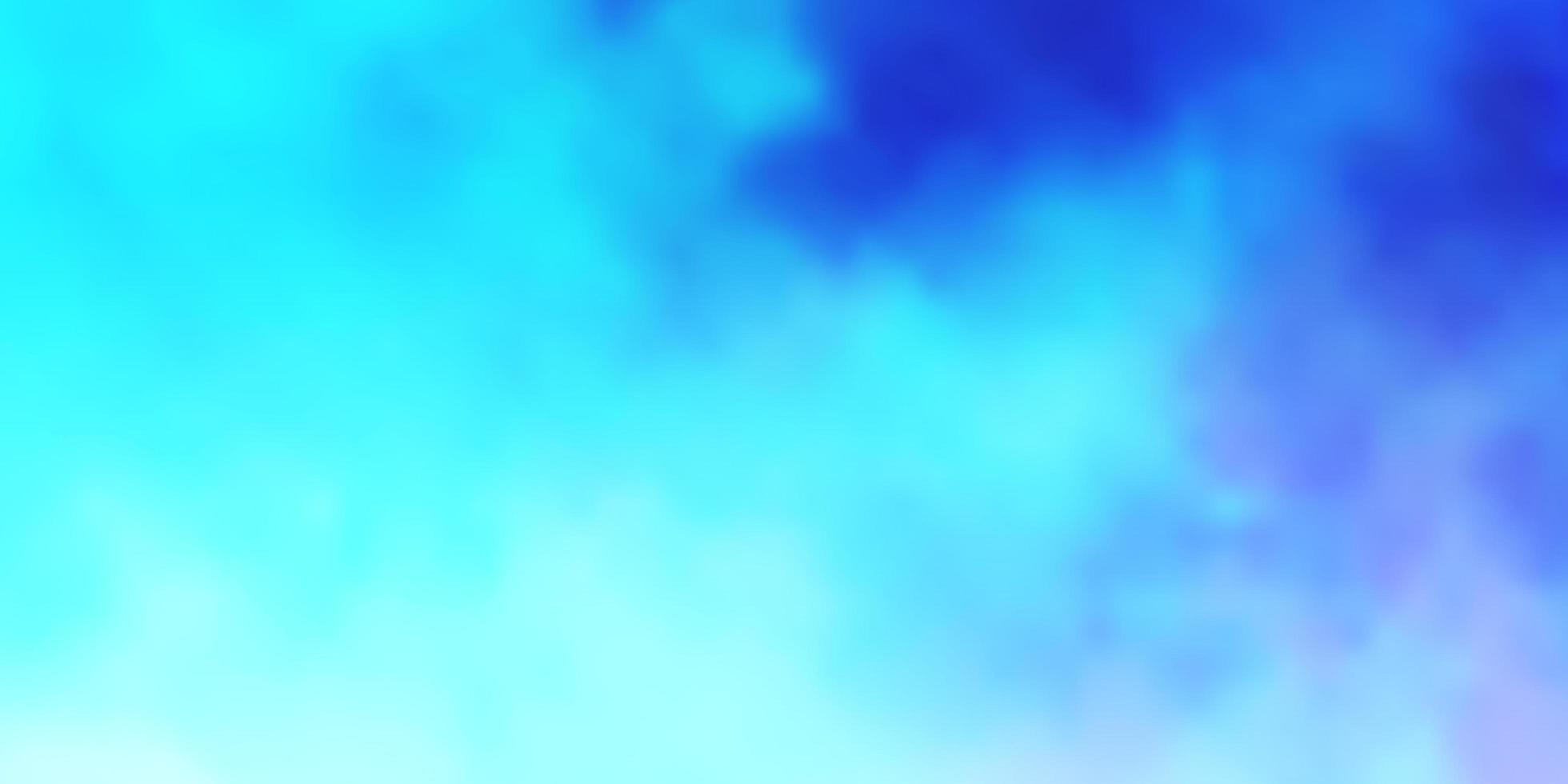 Light blue pattern with clouds. vector