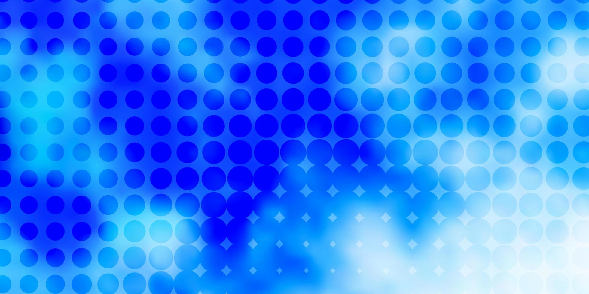 Blue background with circles. vector