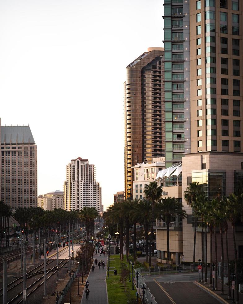 paisaje urbano de san diego, california, ee. foto