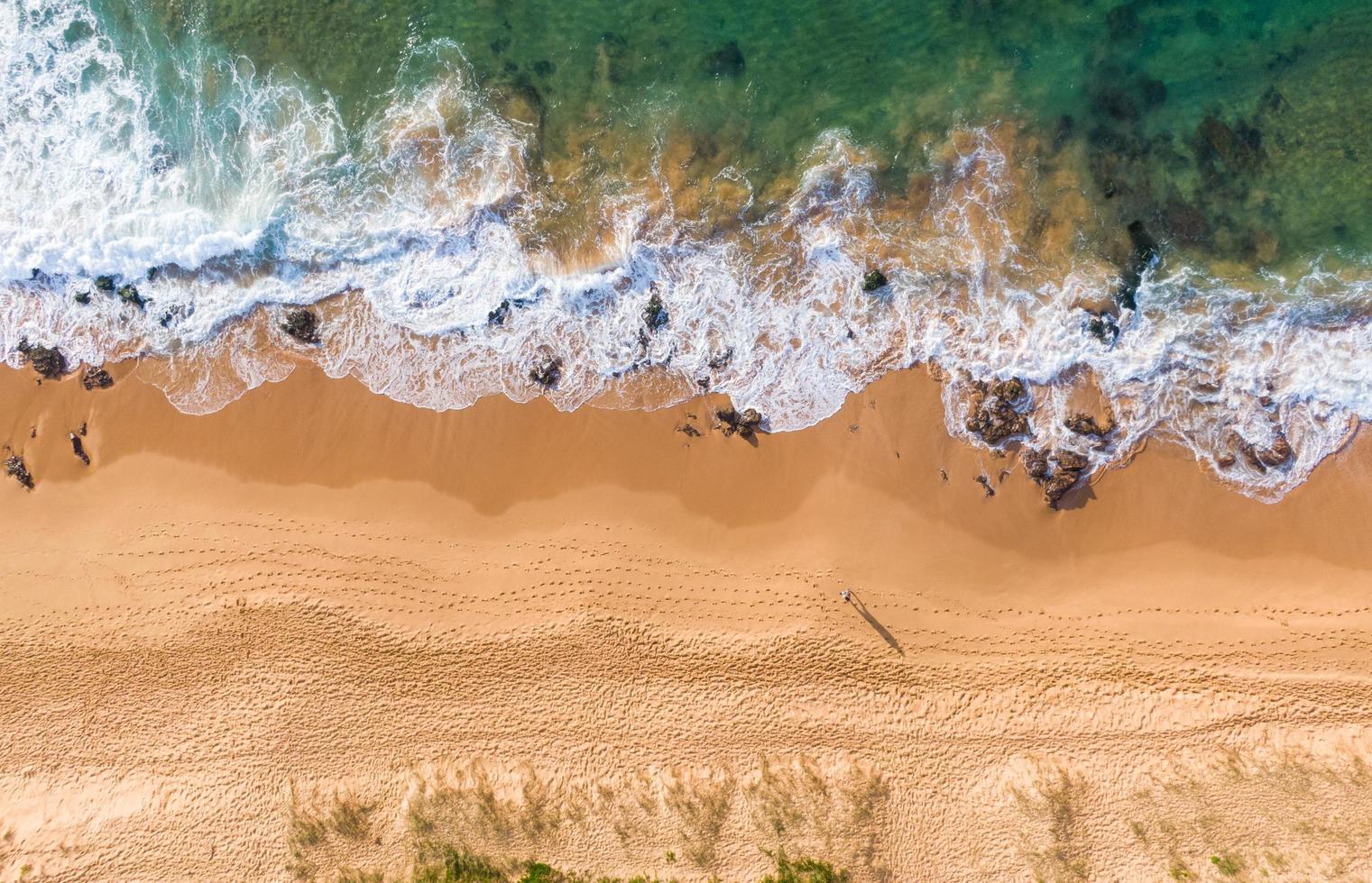 Aerial view of beach during daytime photo