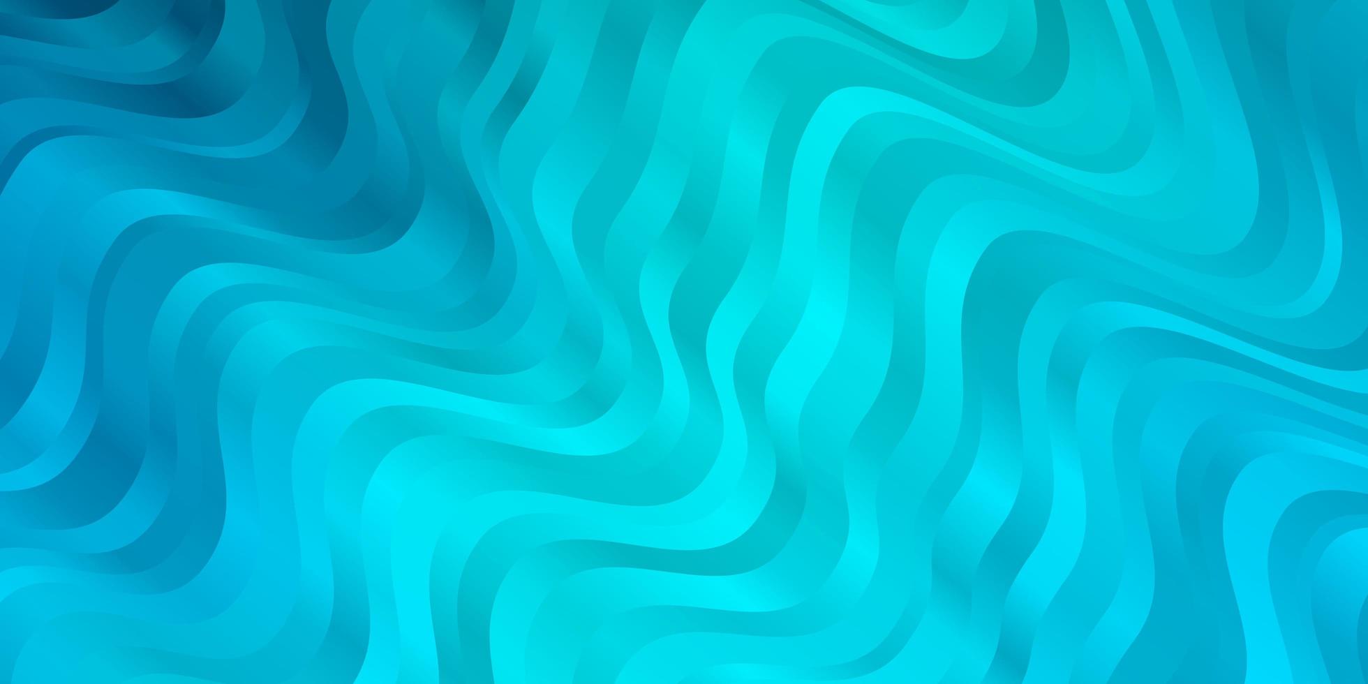 Light blue pattern with curved lines. vector