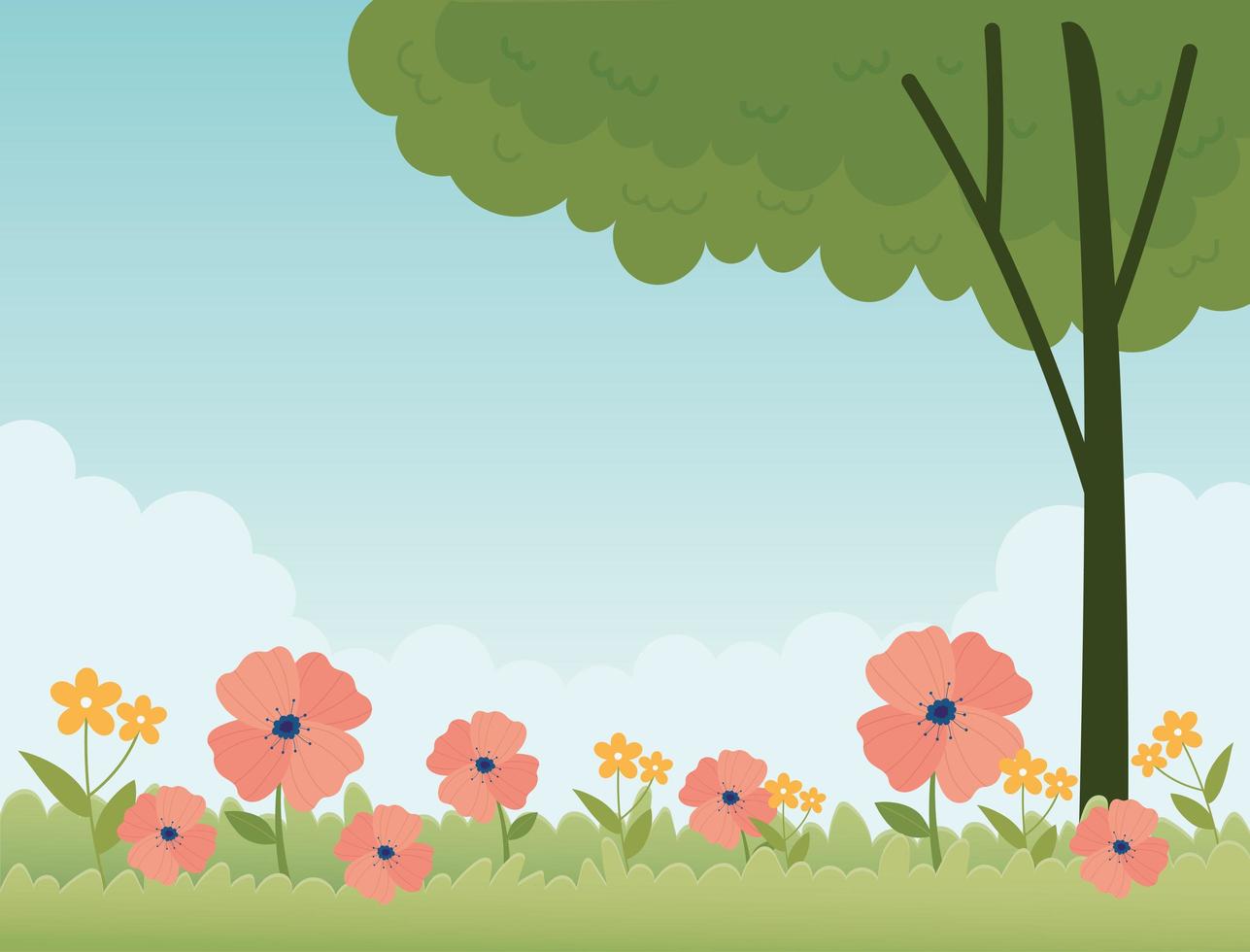 Spring celebration banner vector