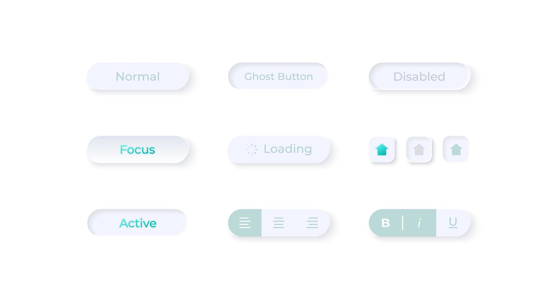 Option fields, UI elements kit vector