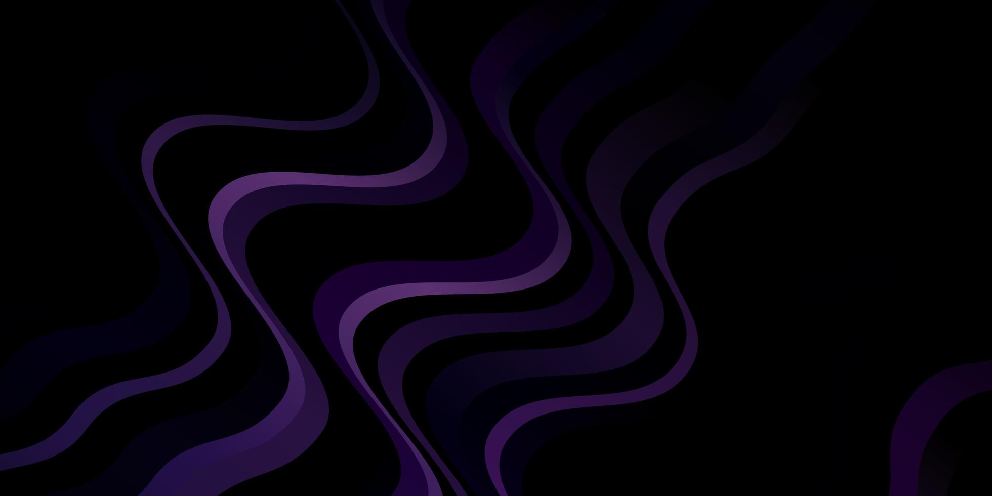 Dark purple backdrop with curves. vector