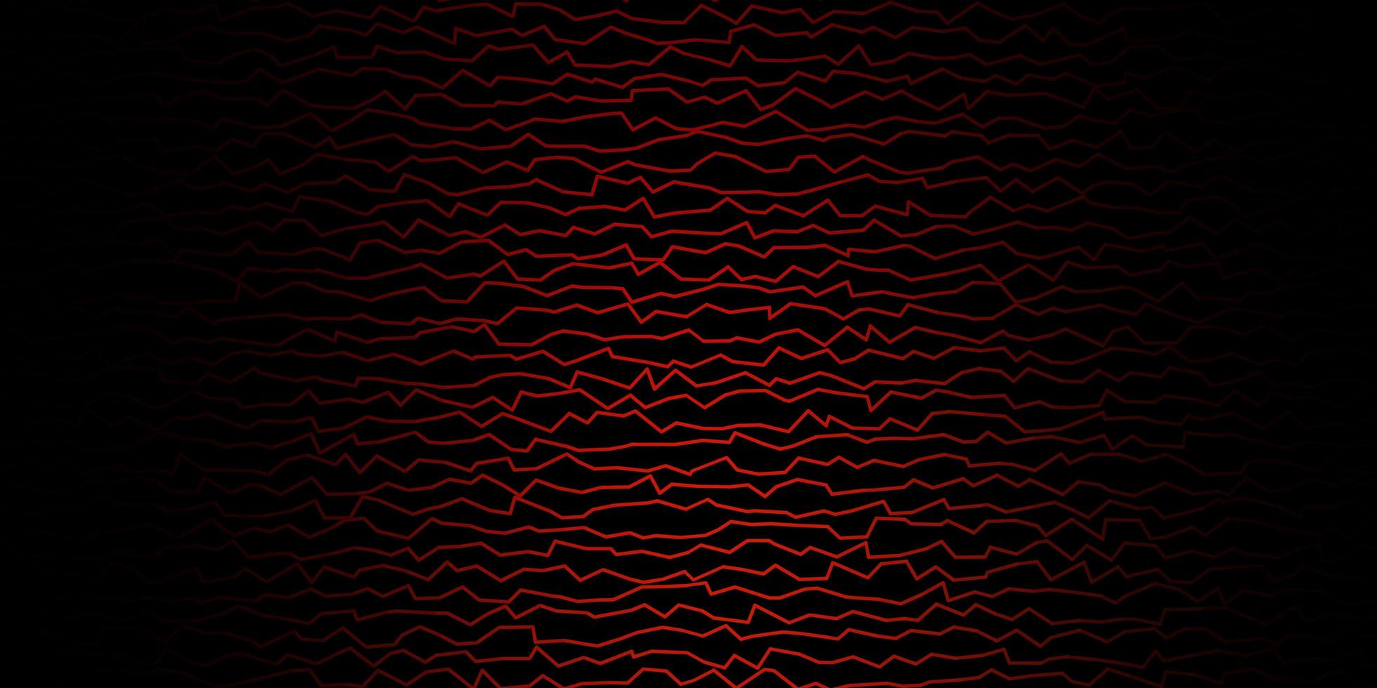 plantilla de color rojo oscuro con líneas. vector
