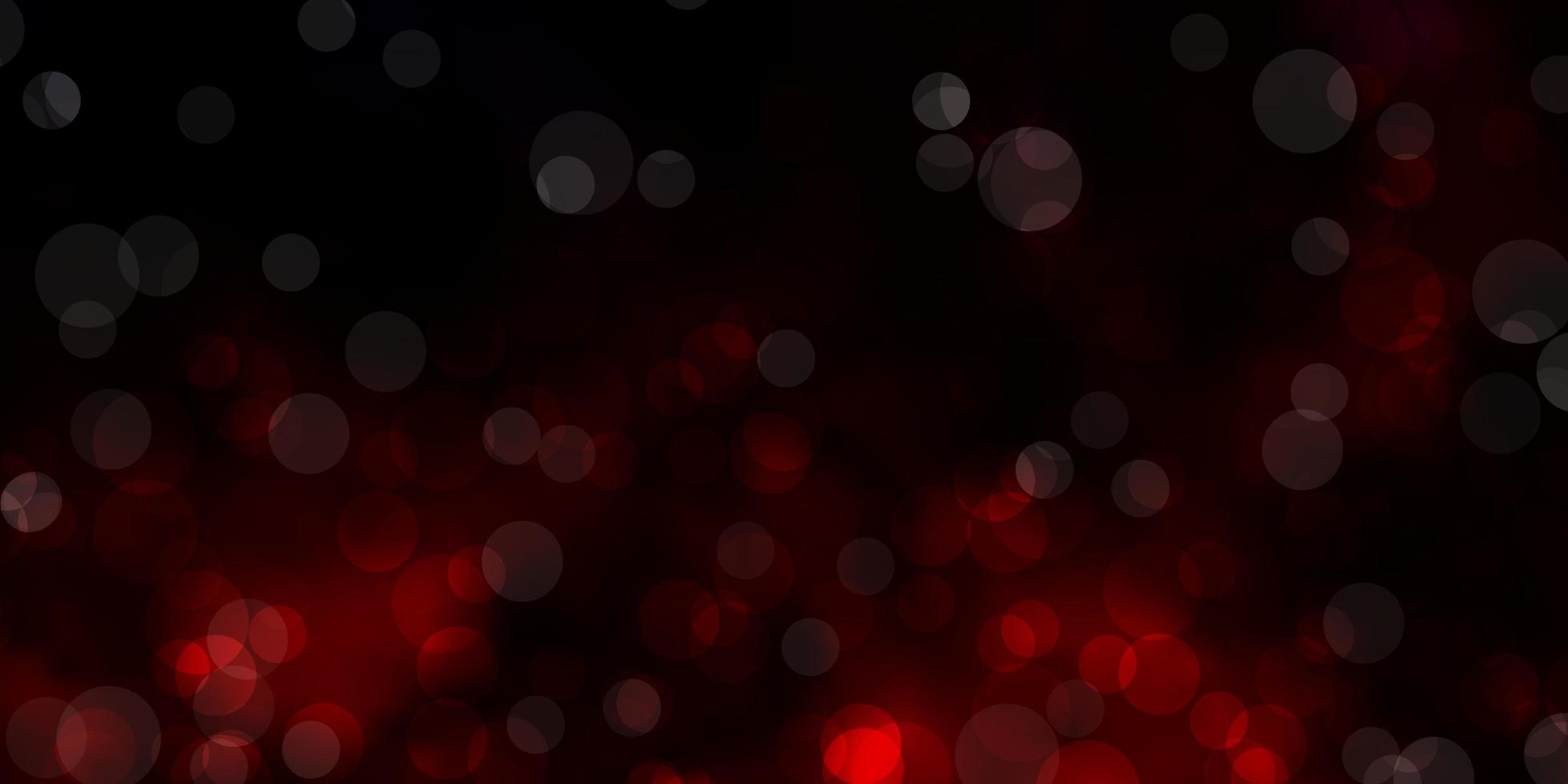 Dark red background with bubbles. vector