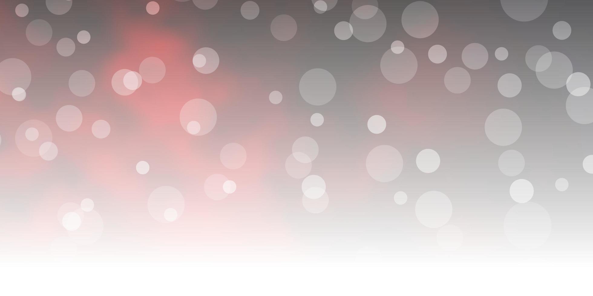 Red template with circles. vector