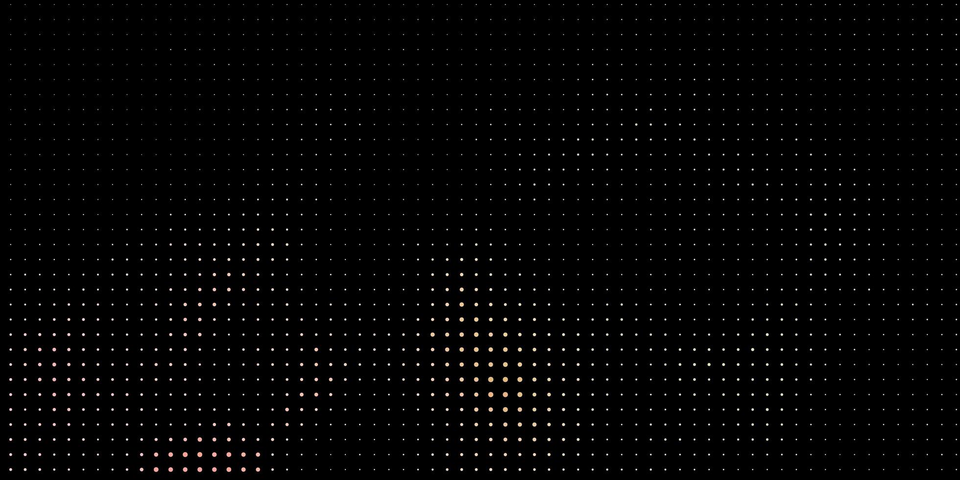 Black background with yellow dots. vector