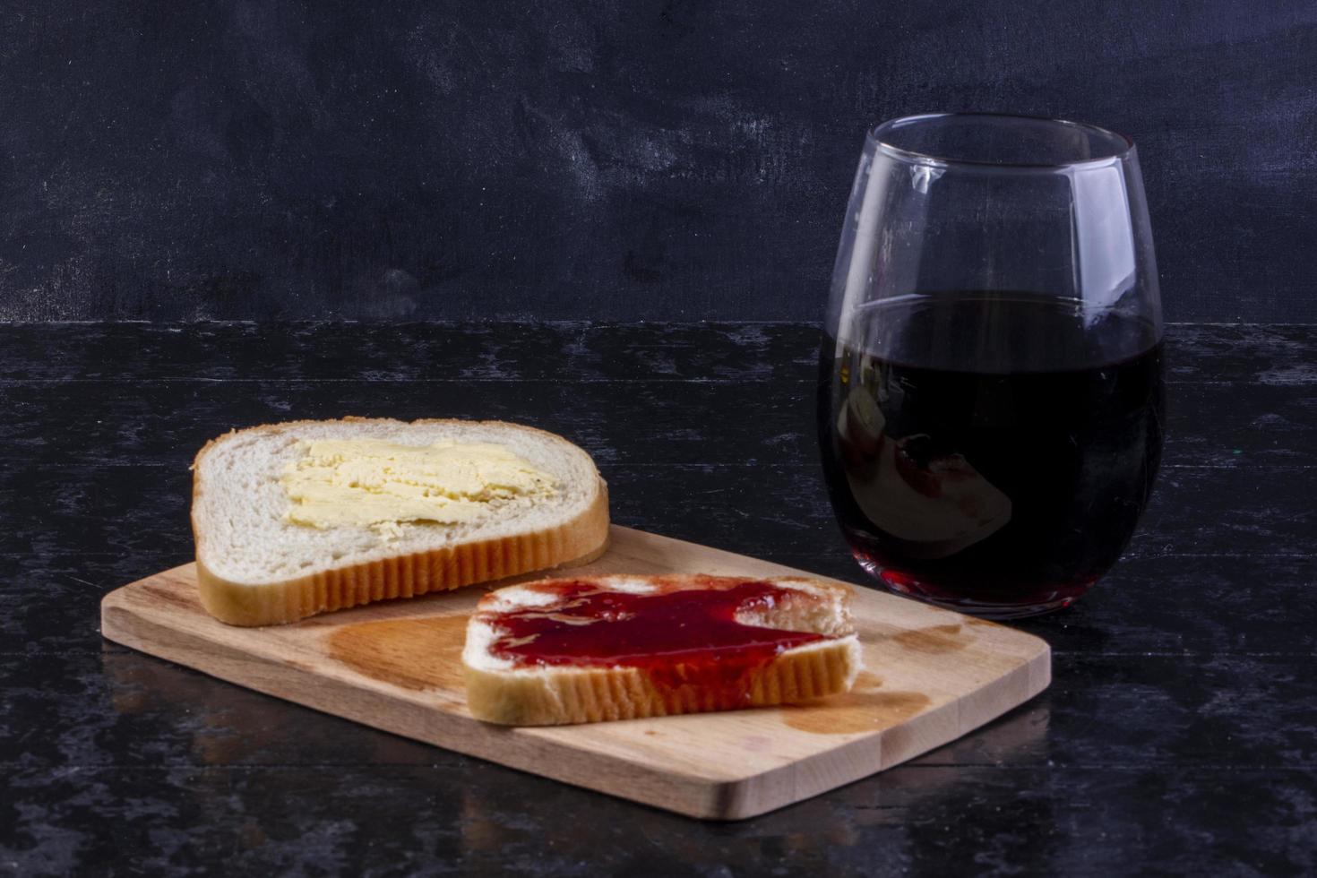 Side View Of A Slice Of Bread And Butter Stock Photo At Vecteezy