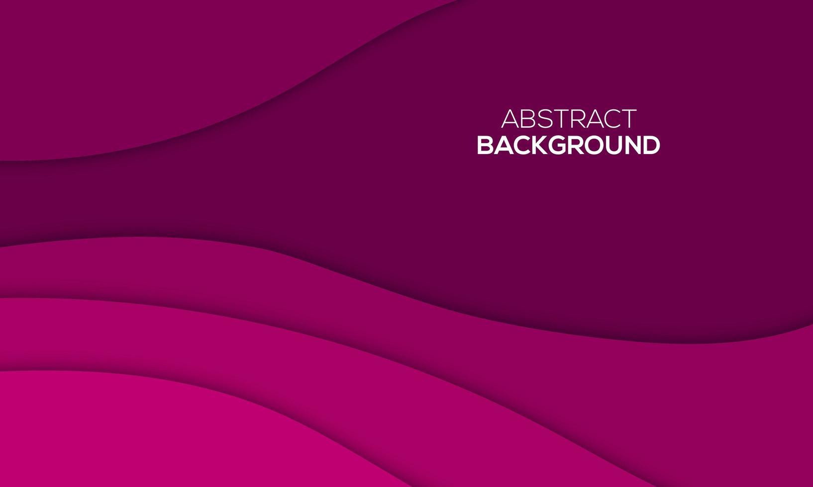 Abstract magenta or purple papercut style design vector