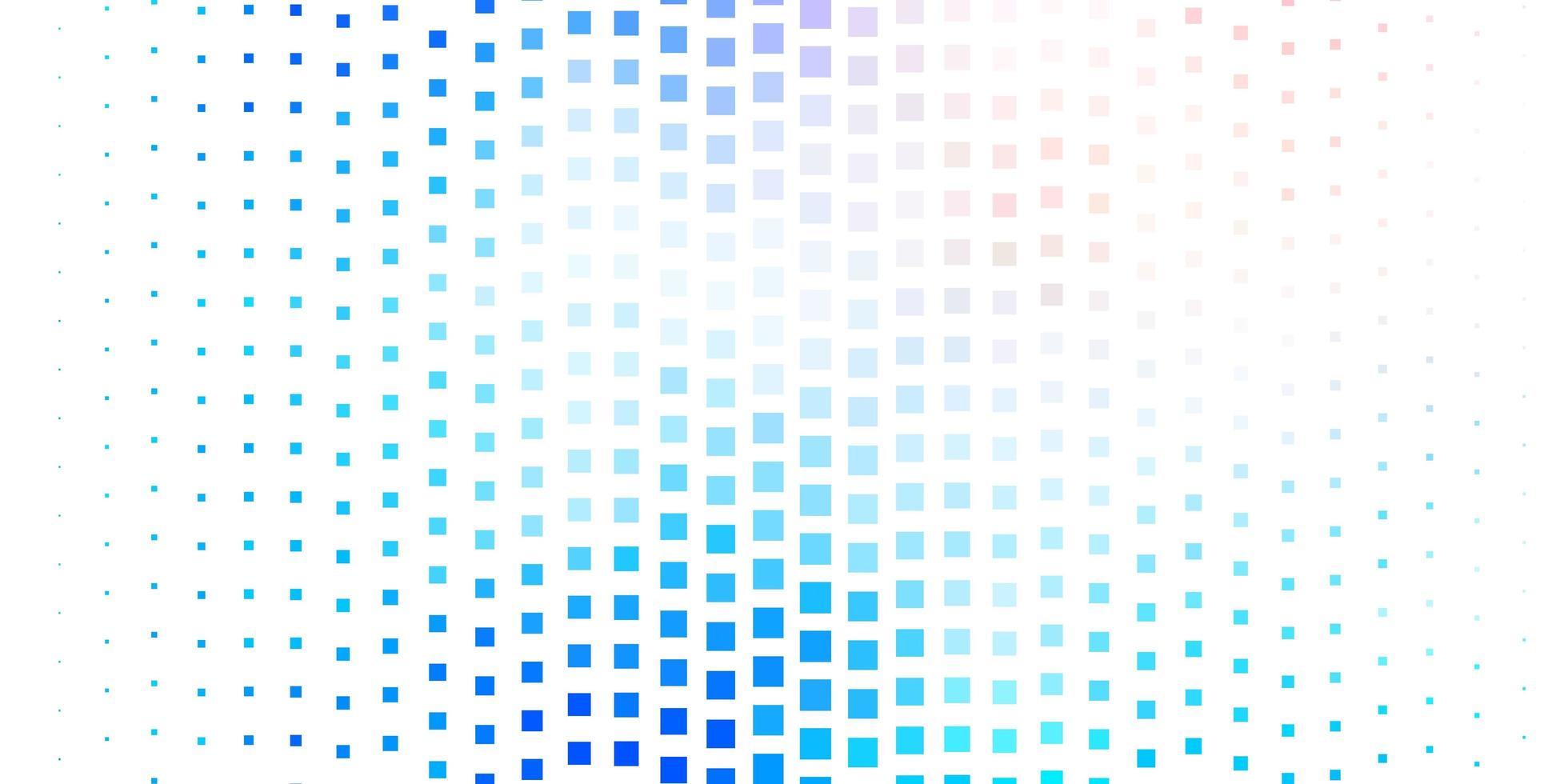 Light pink and blue background with squares vector