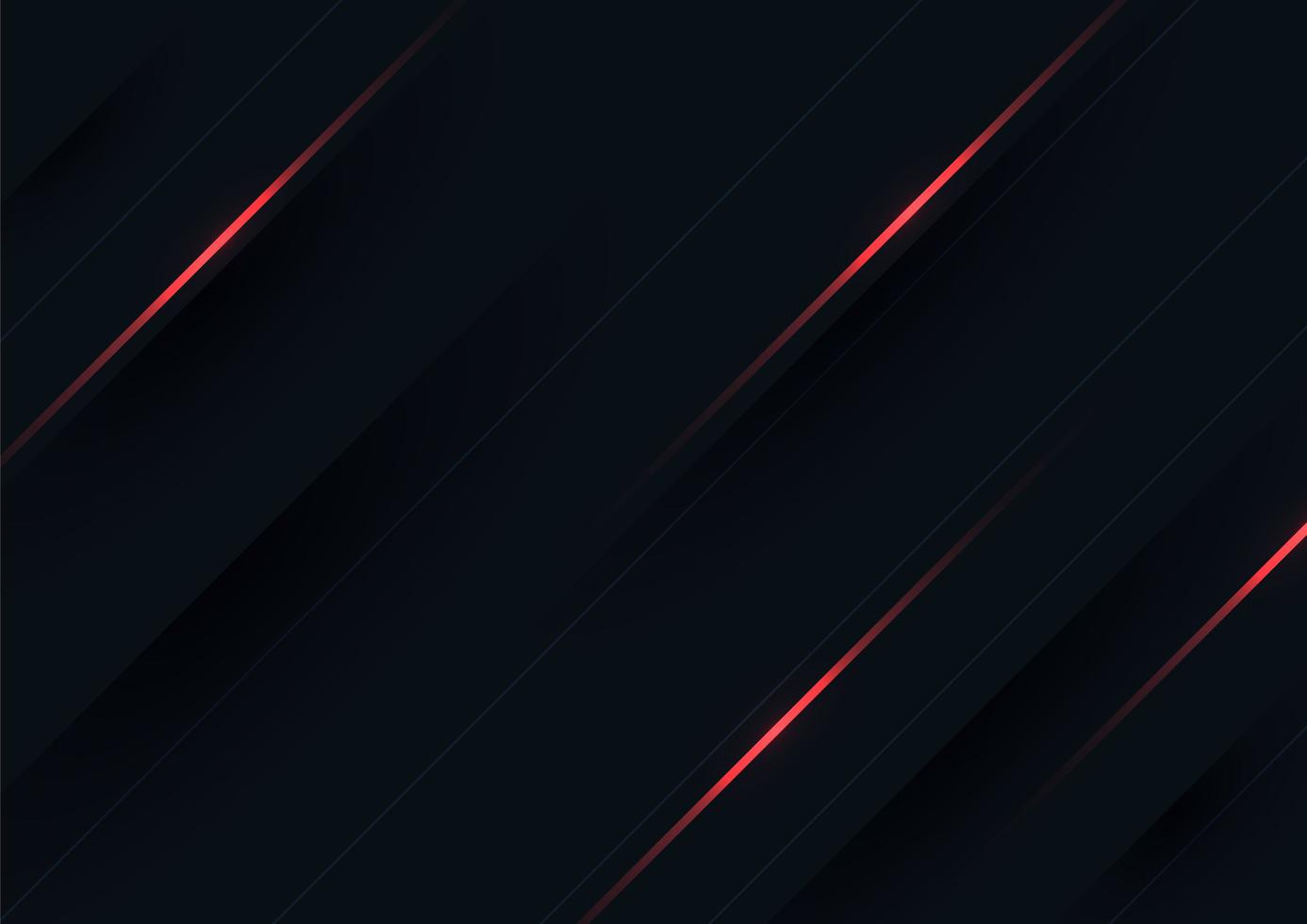 Modern Background with Black and Red Lines vector